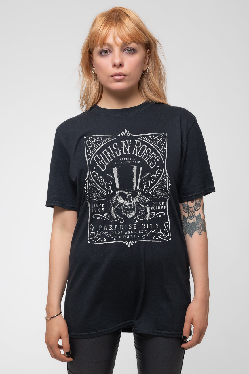 Guns N' Roses Bourbon Label T Shirt product image 1