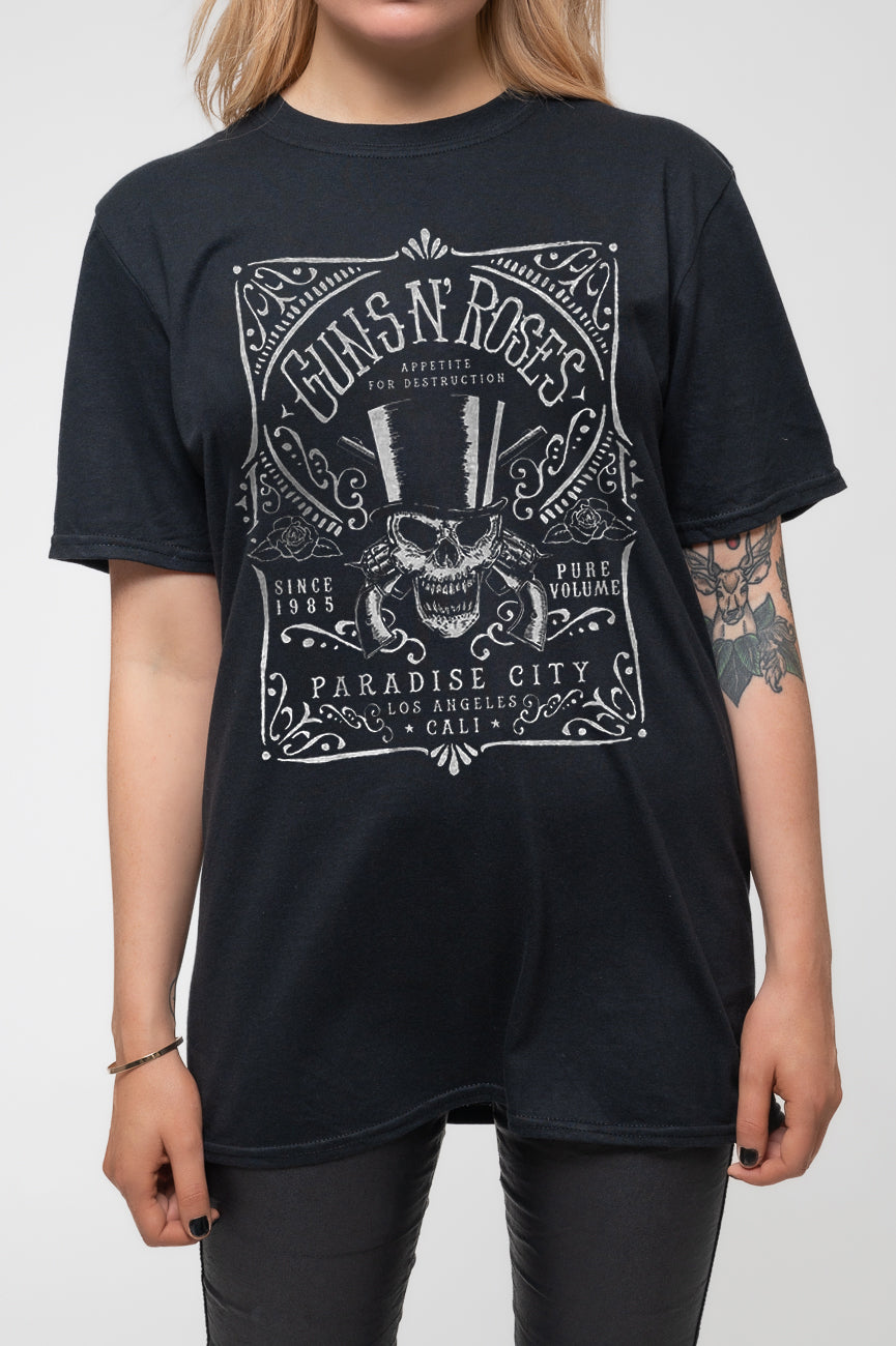 Guns N' Roses Bourbon Label T Shirt product image 3