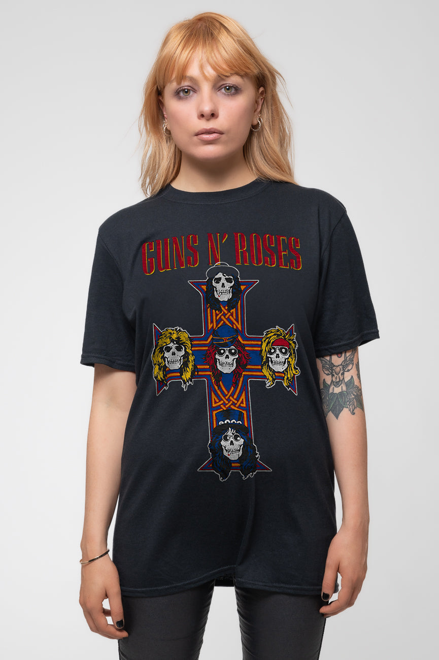 Guns N' Roses Vintage Cross T Shirt product image 1