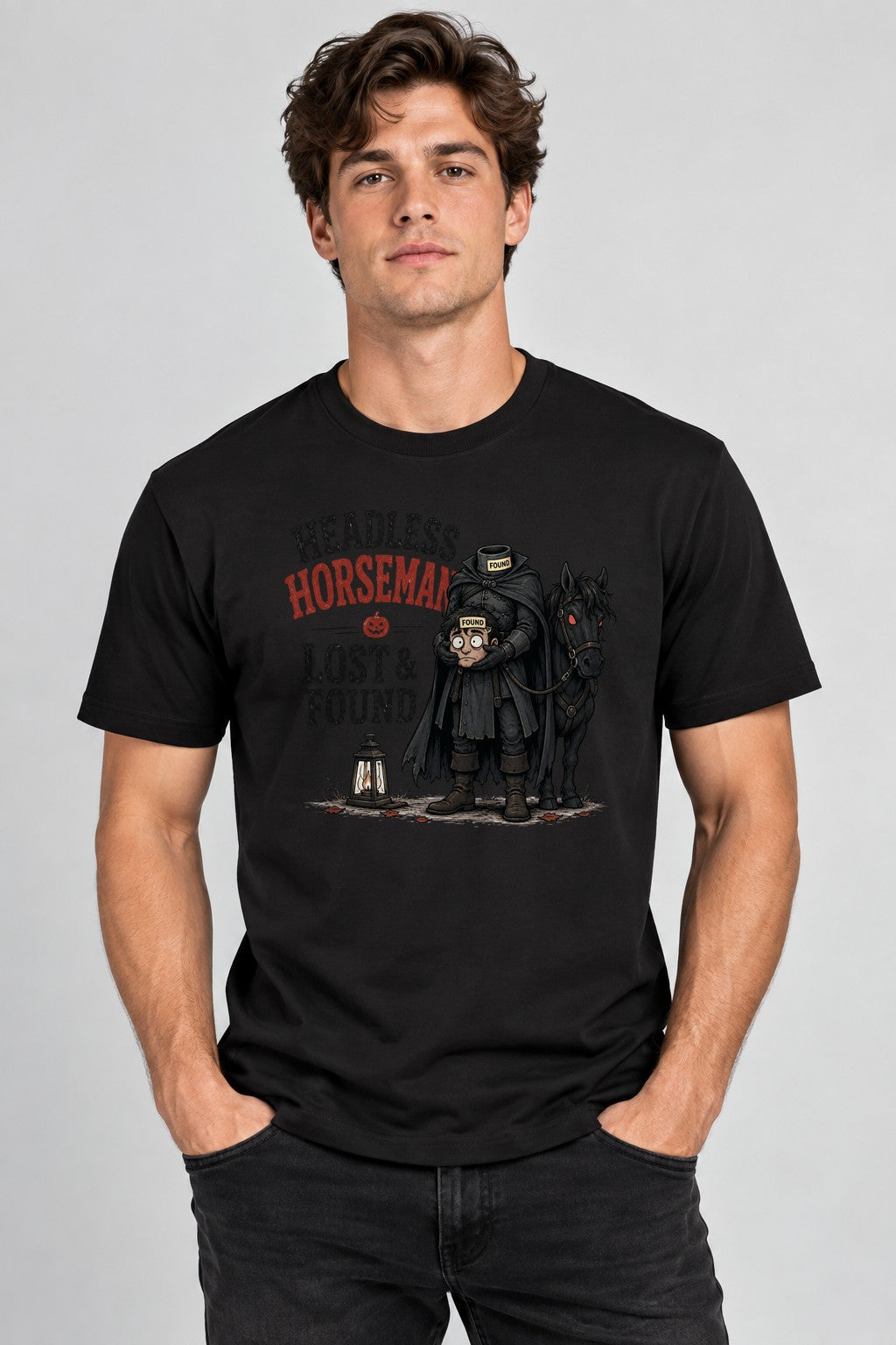 Headless Horseman Lost and Found Halloween Humor product image 2