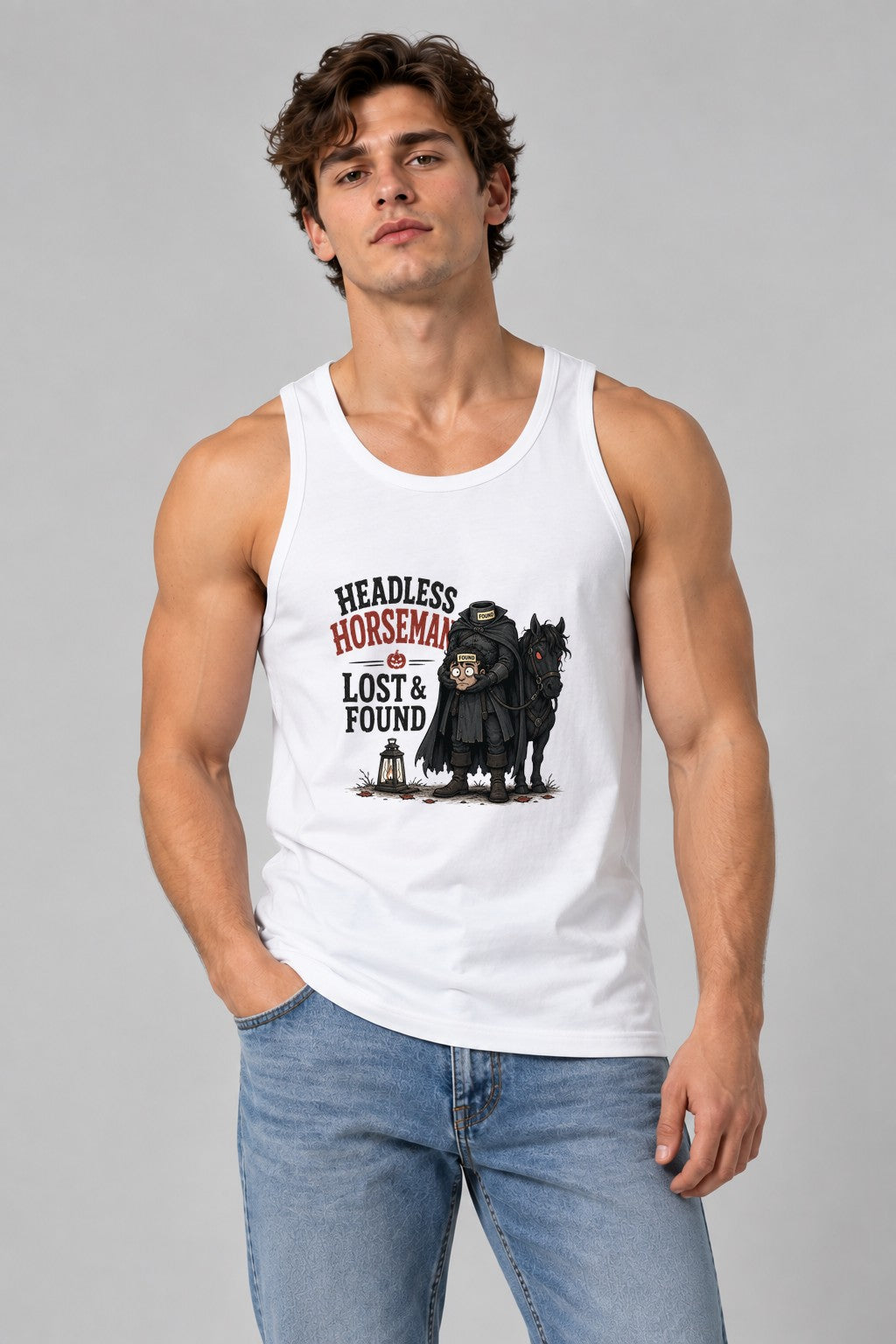 Headless Horseman Lost and Found Halloween Humor