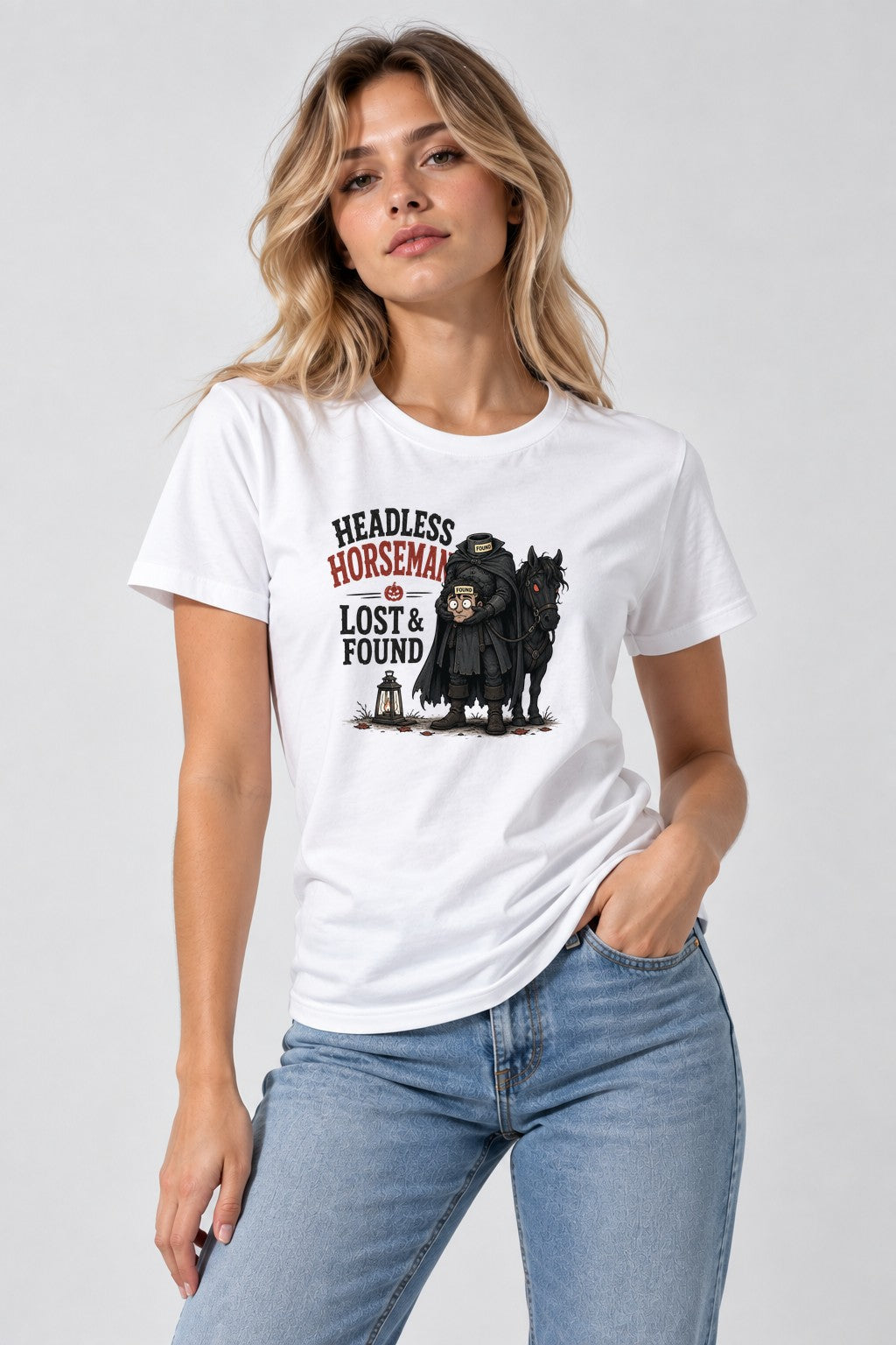 Headless Horseman Lost and Found Halloween Humor product image 1