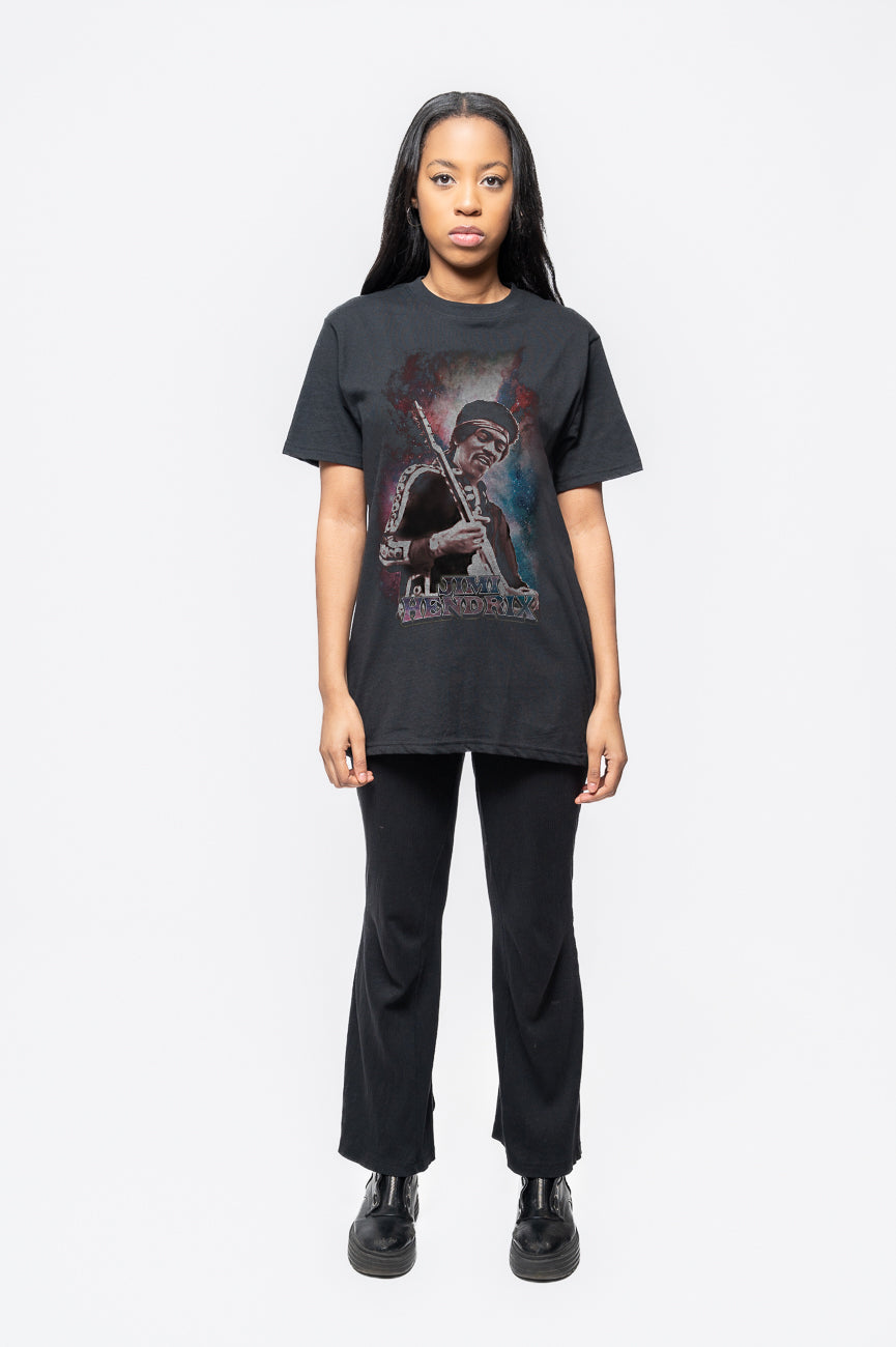 Jimi Hendrix Galaxy Guitar Stance T Shirt product image 2