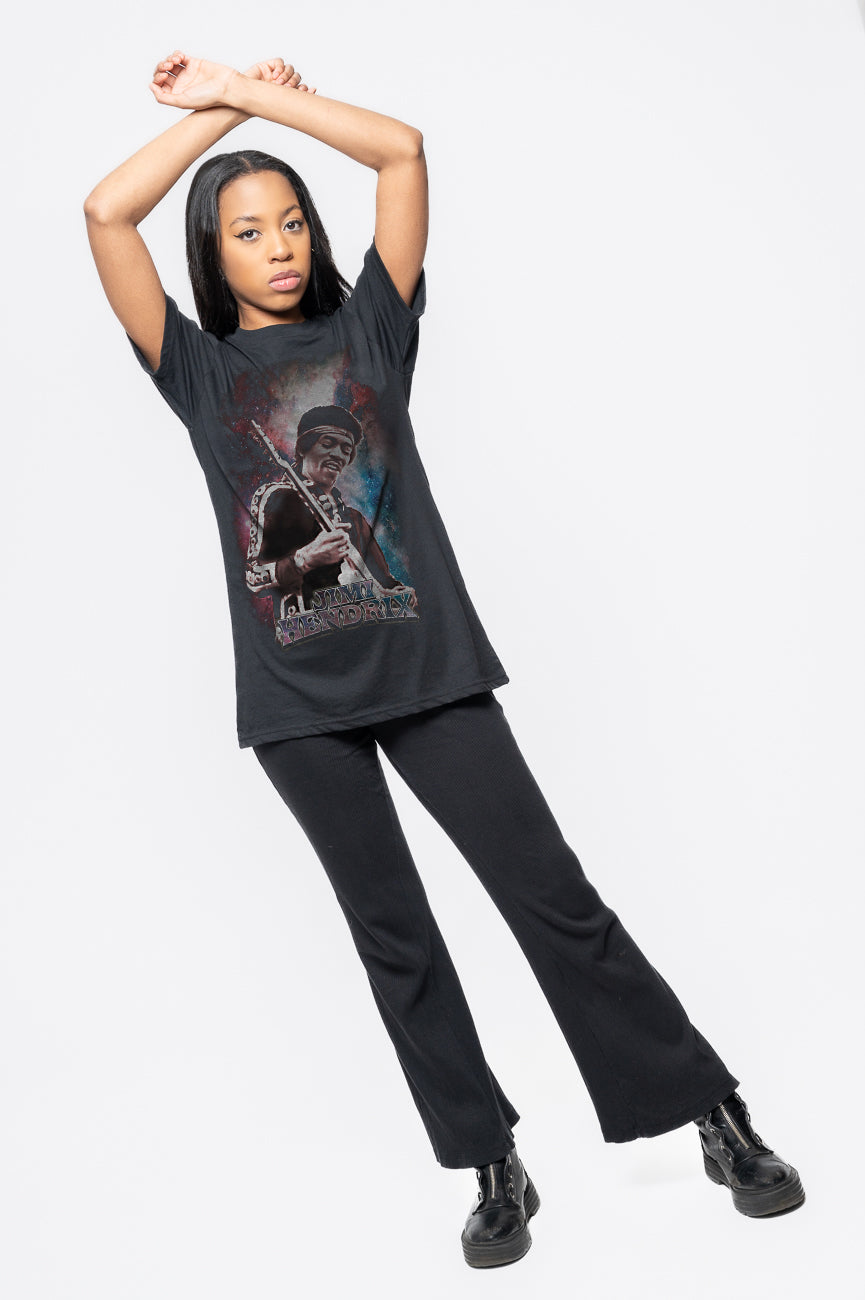 Jimi Hendrix Galaxy Guitar Stance T Shirt product image 5