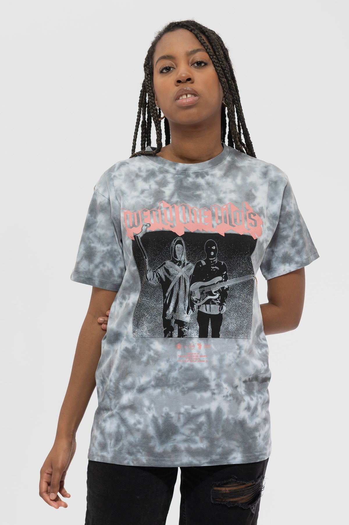 Twenty One Pilots Torch Bearers Dip Dye Wash T Shirt product image 1