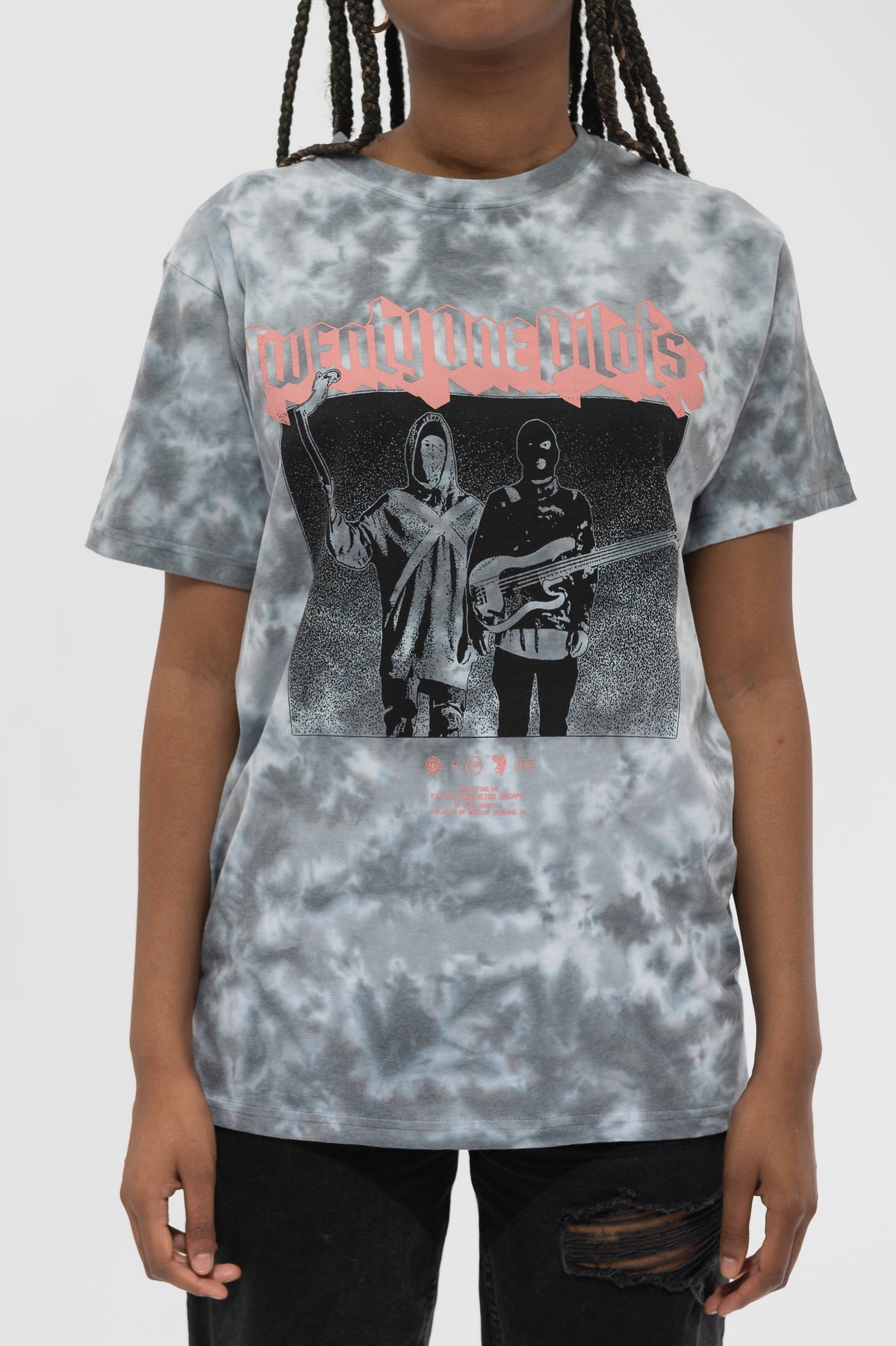 Twenty One Pilots Torch Bearers Dip Dye Wash T Shirt product image 3