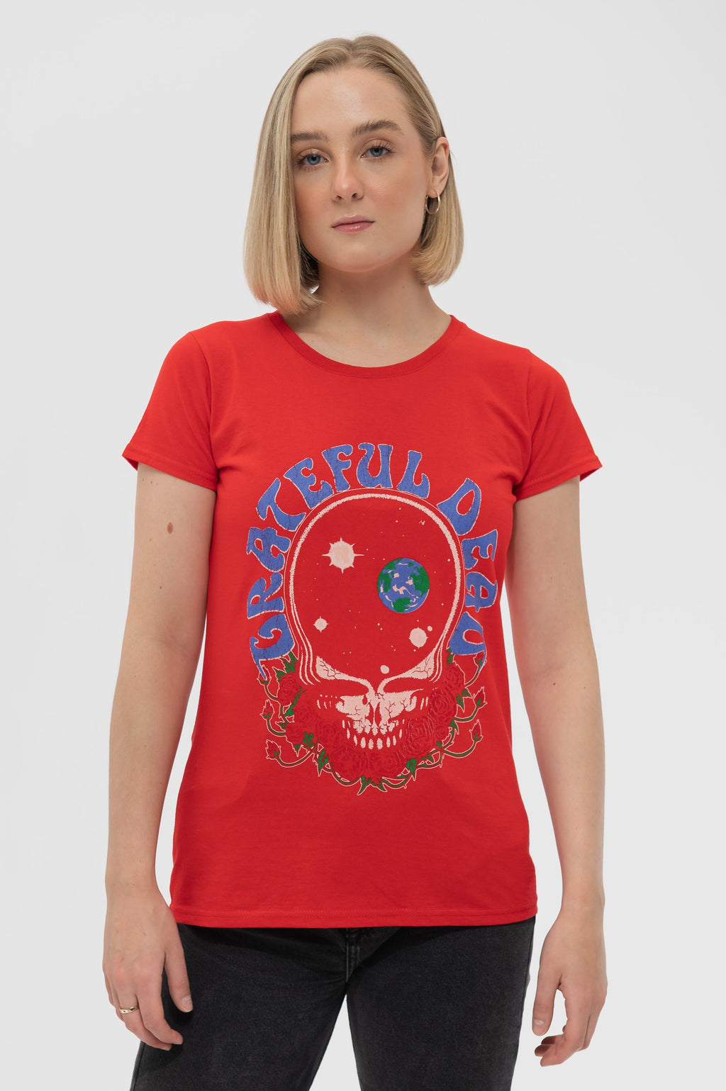 Grateful Dead Space Your Face Skinny T Shirt product image 1