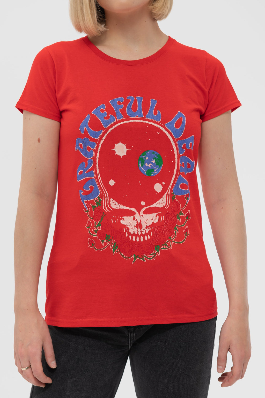 Grateful Dead Space Your Face Skinny T Shirt product image 3