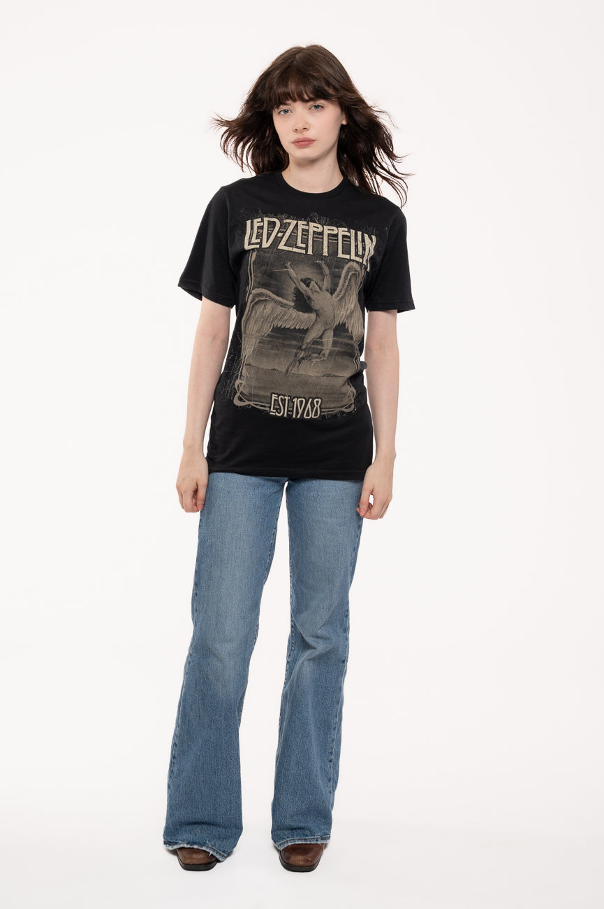 Led Zeppelin Faded Falling T Shirt product image 2