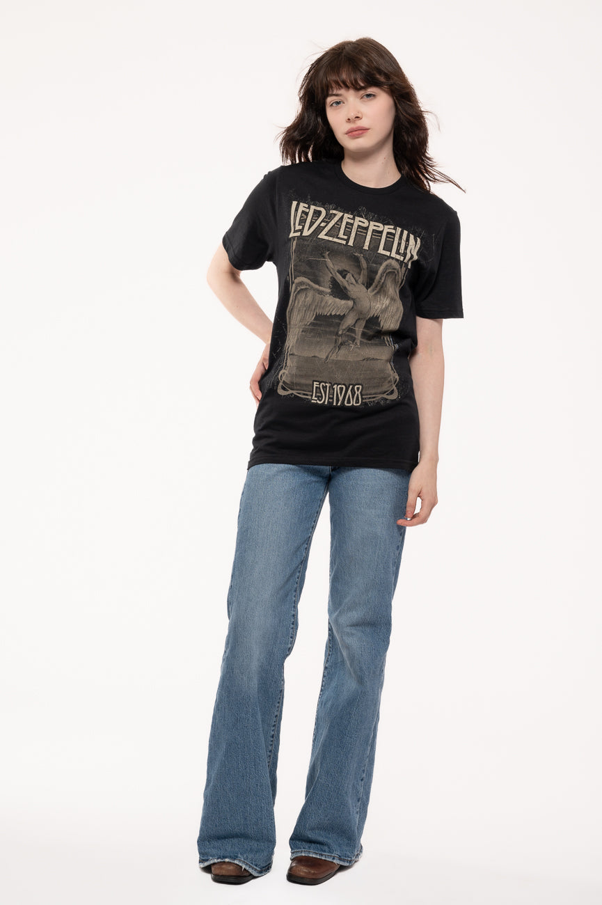 Led Zeppelin Faded Falling T Shirt product image 5