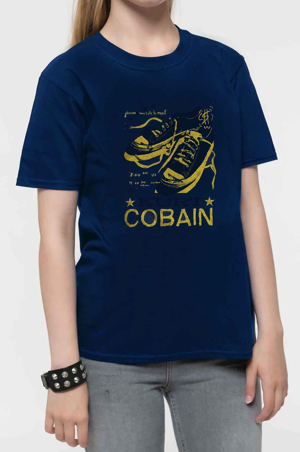 Kurt Cobain Kids Laces T Shirt product image 3