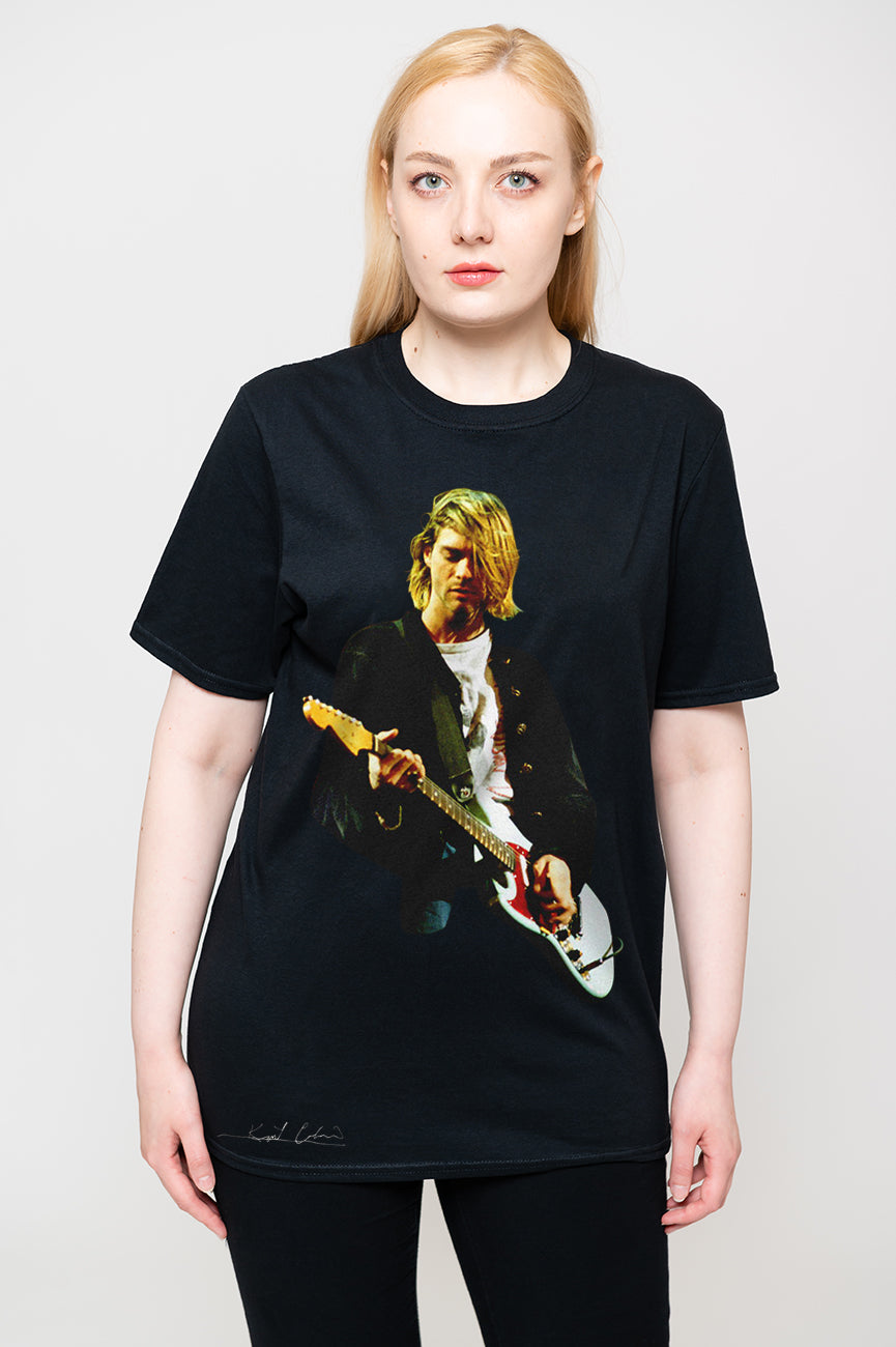 Kurt Cobain Guitar Stance T Shirt product image 1
