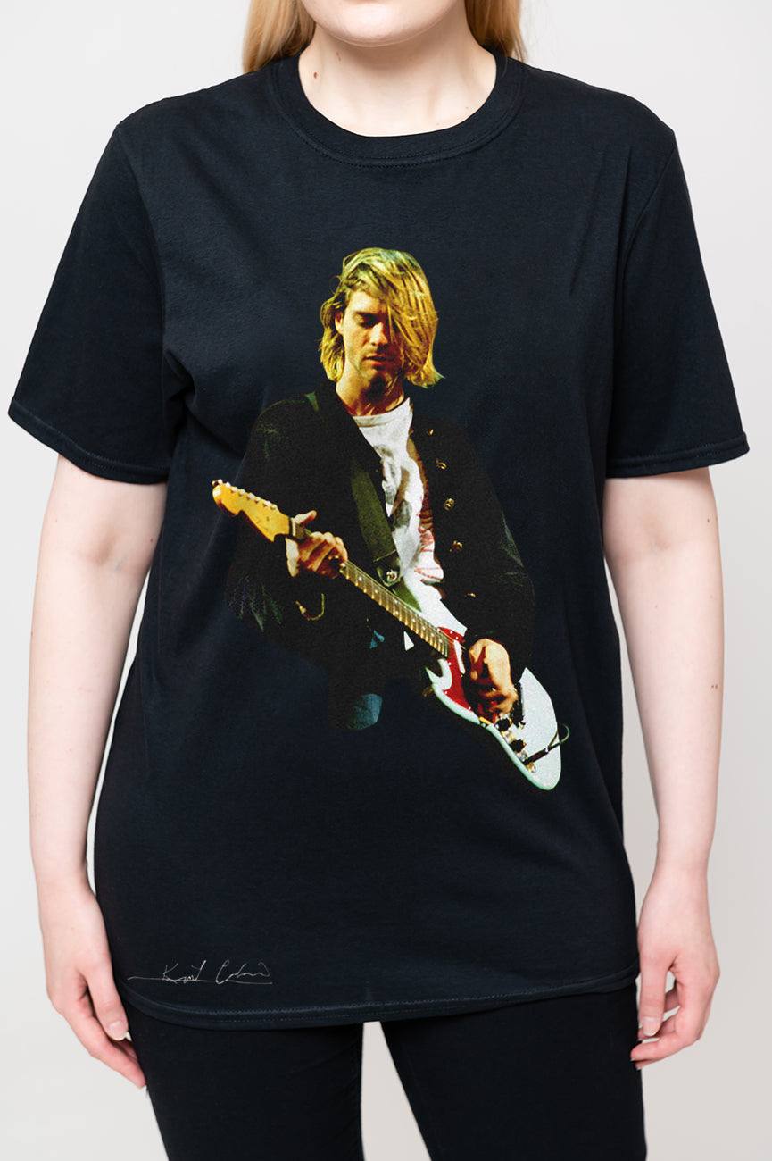 Kurt Cobain Guitar Stance T Shirt product image 3