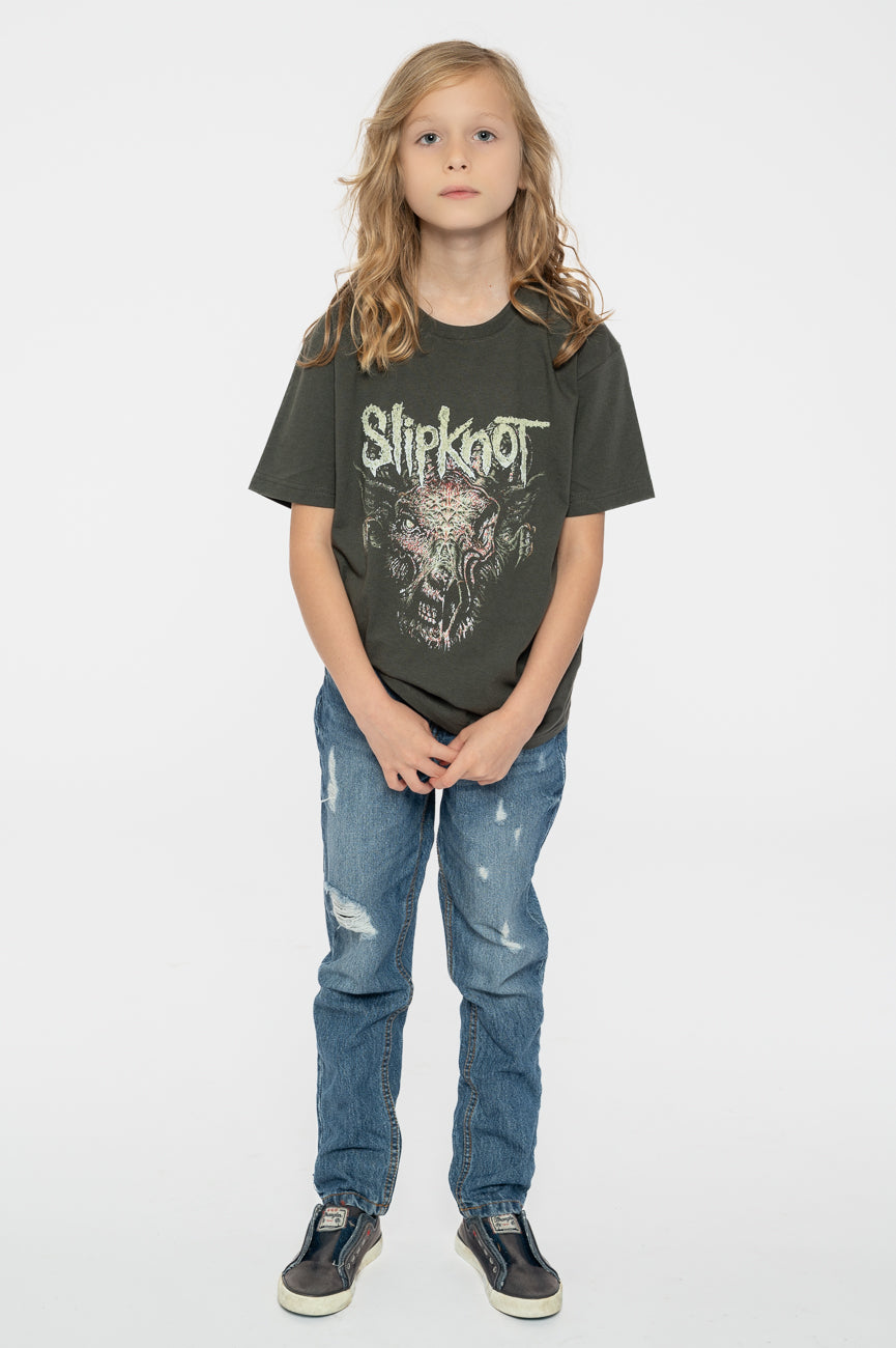 Slipknot Kids Infected Goat Charcoal T Shirt product image 2