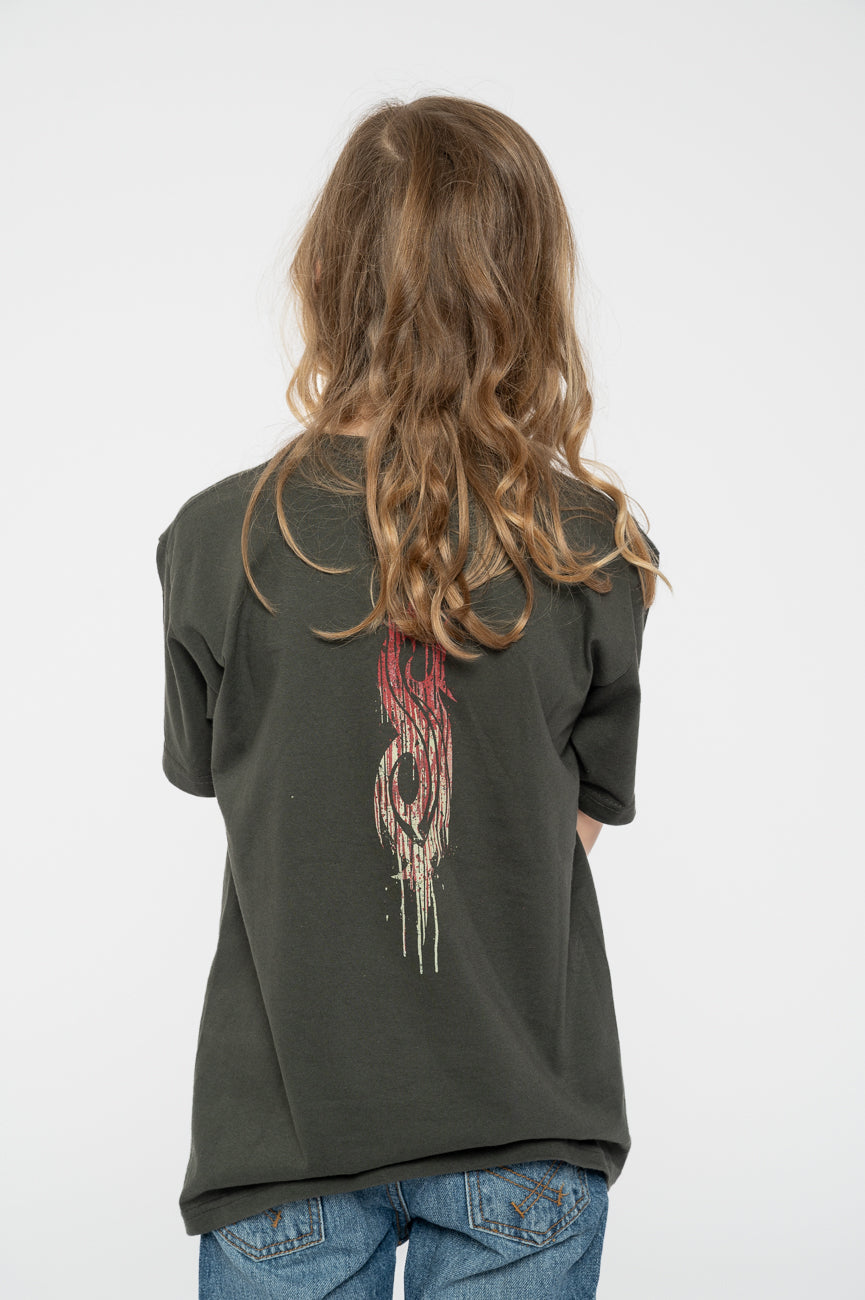 Slipknot Kids Infected Goat Charcoal T Shirt product image 4