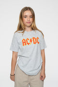 AC/DC Kids Classic Band Logo Heather T Shirt product image 1