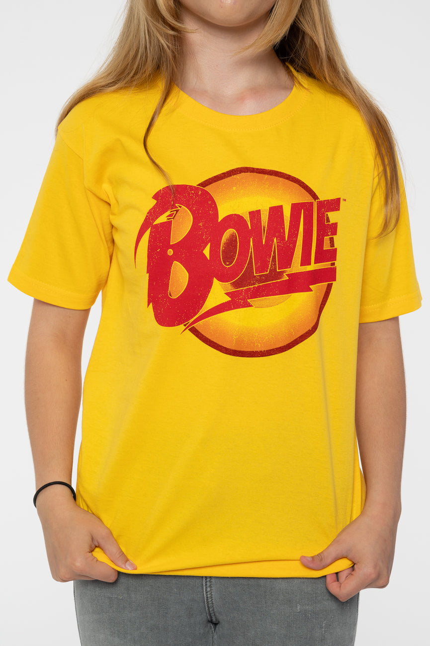 David Bowie Kids Diamond Dogs Yellow T Shirt product image 3