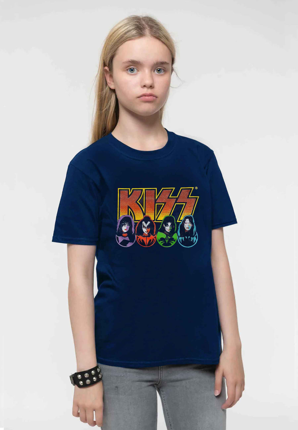 KISS Kids Faces and Icons T Shirt product image 1