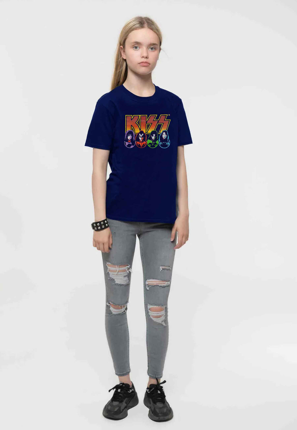 KISS Kids Faces and Icons T Shirt product image 2