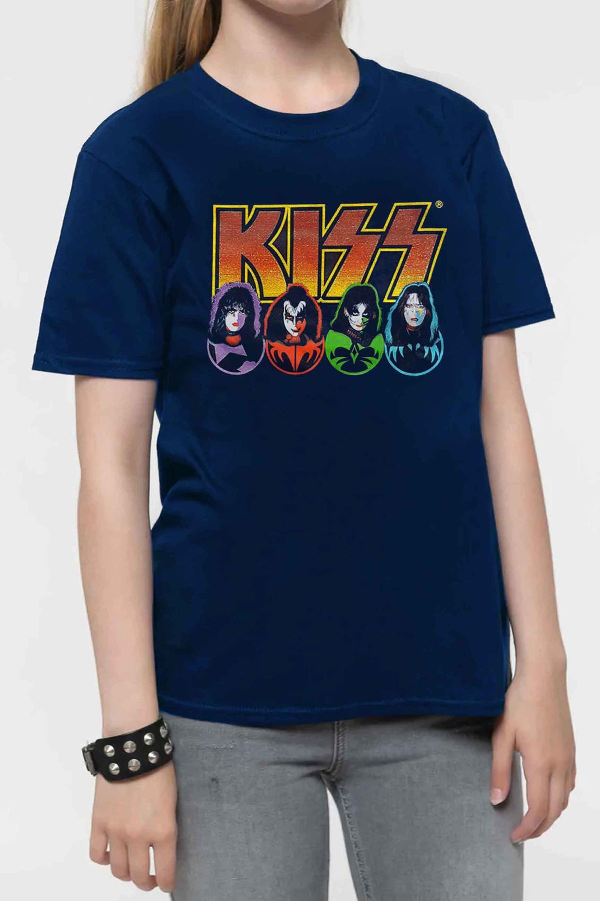 KISS Kids Faces and Icons T Shirt product image 3