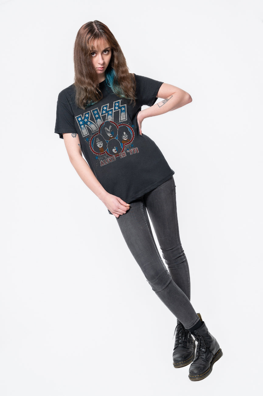 Kiss Alive In '77 T Shirt product image 5