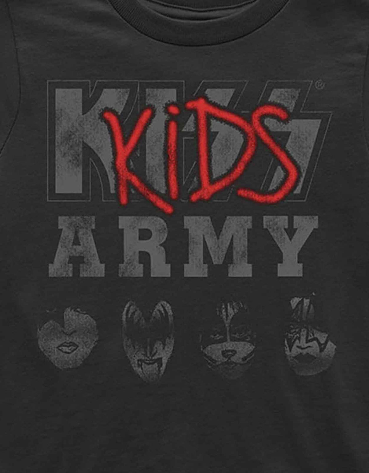 Kiss Toddler Army Band Logo T Shirt product image 2