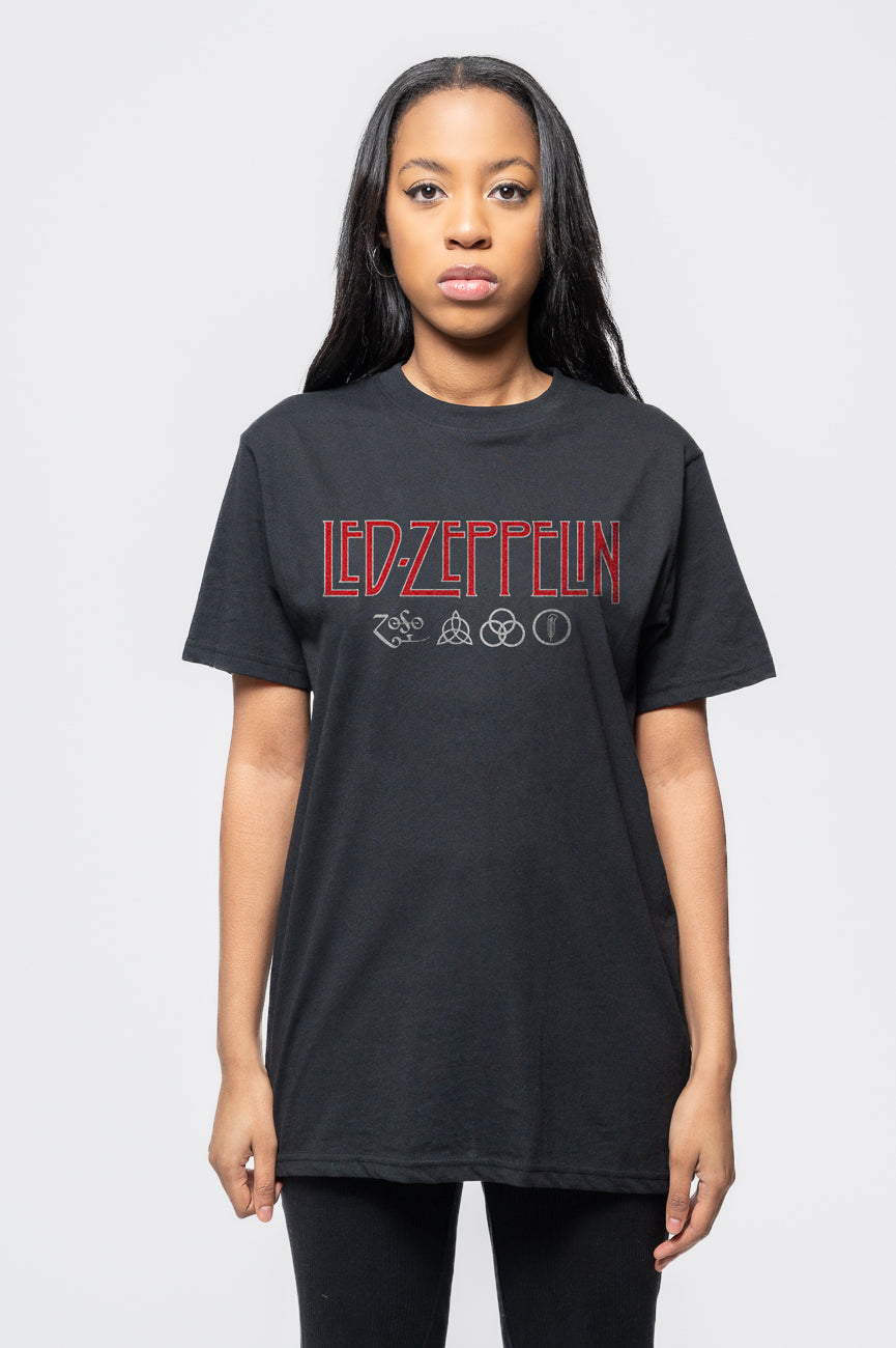 Led Zeppelin Logo and Symbols T Shirt product image 1
