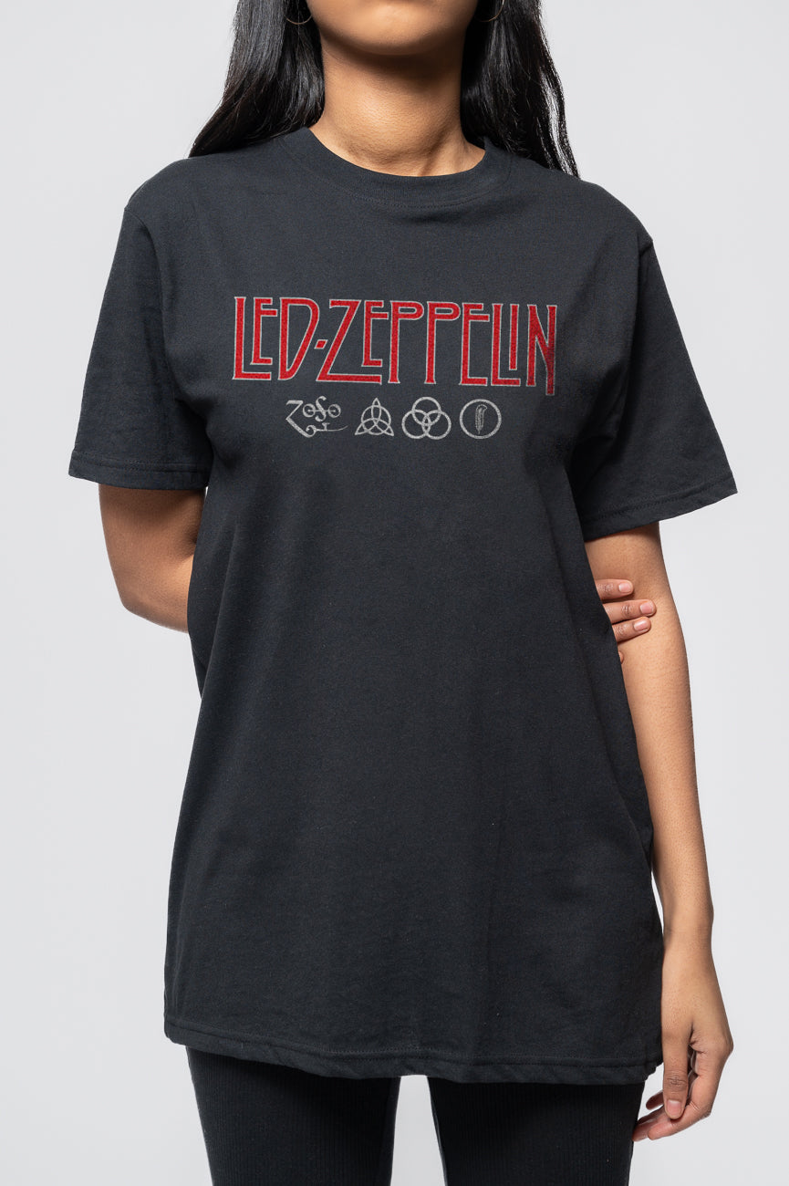 Led Zeppelin Logo and Symbols T Shirt product image 3