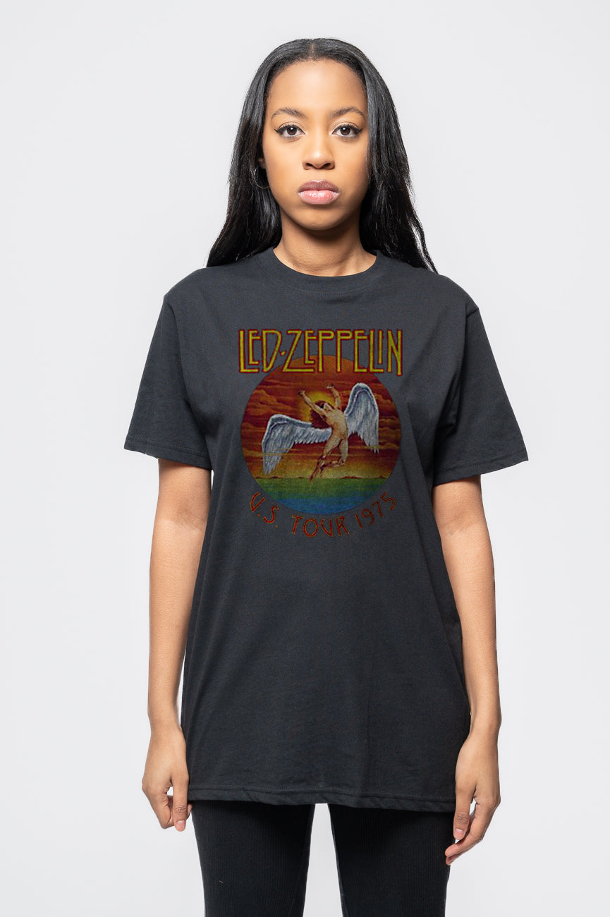 Led Zeppelin USA Tour 75 T Shirt product image 1