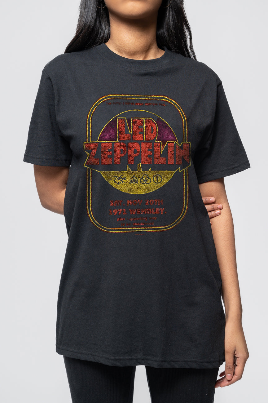 Led Zeppelin 1971 Wembley T Shirt product image 3