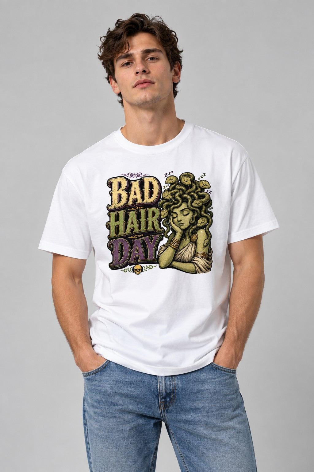 Medusa Bad Hair Day Greek Mythology Humor product image 1
