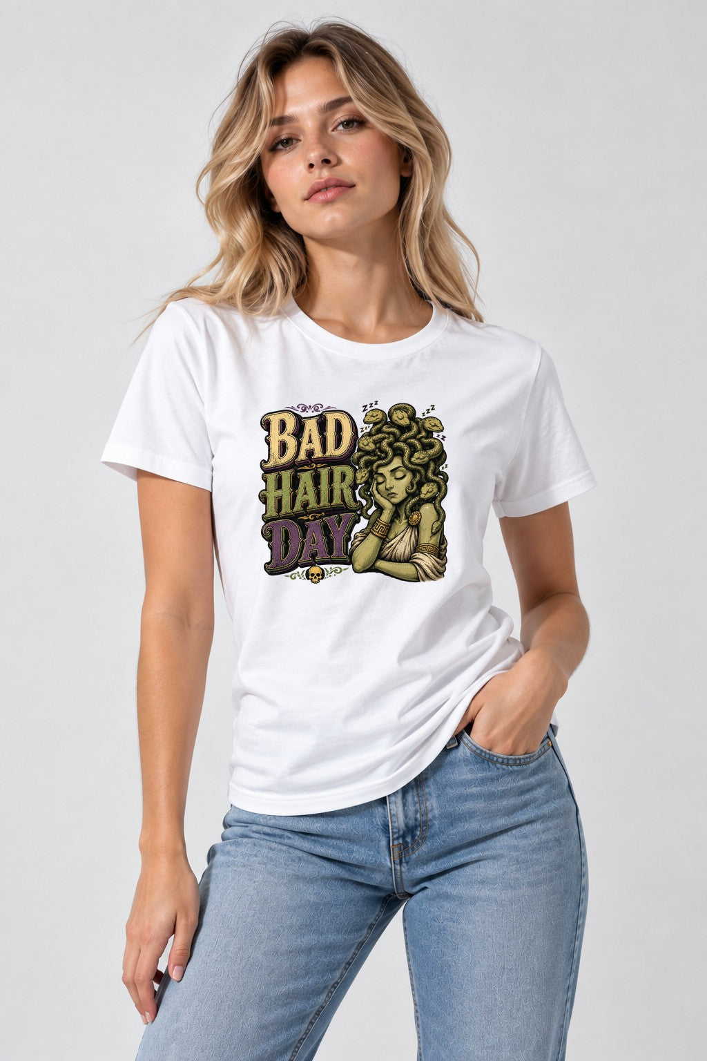 Medusa Bad Hair Day Greek Mythology Humor product image 1