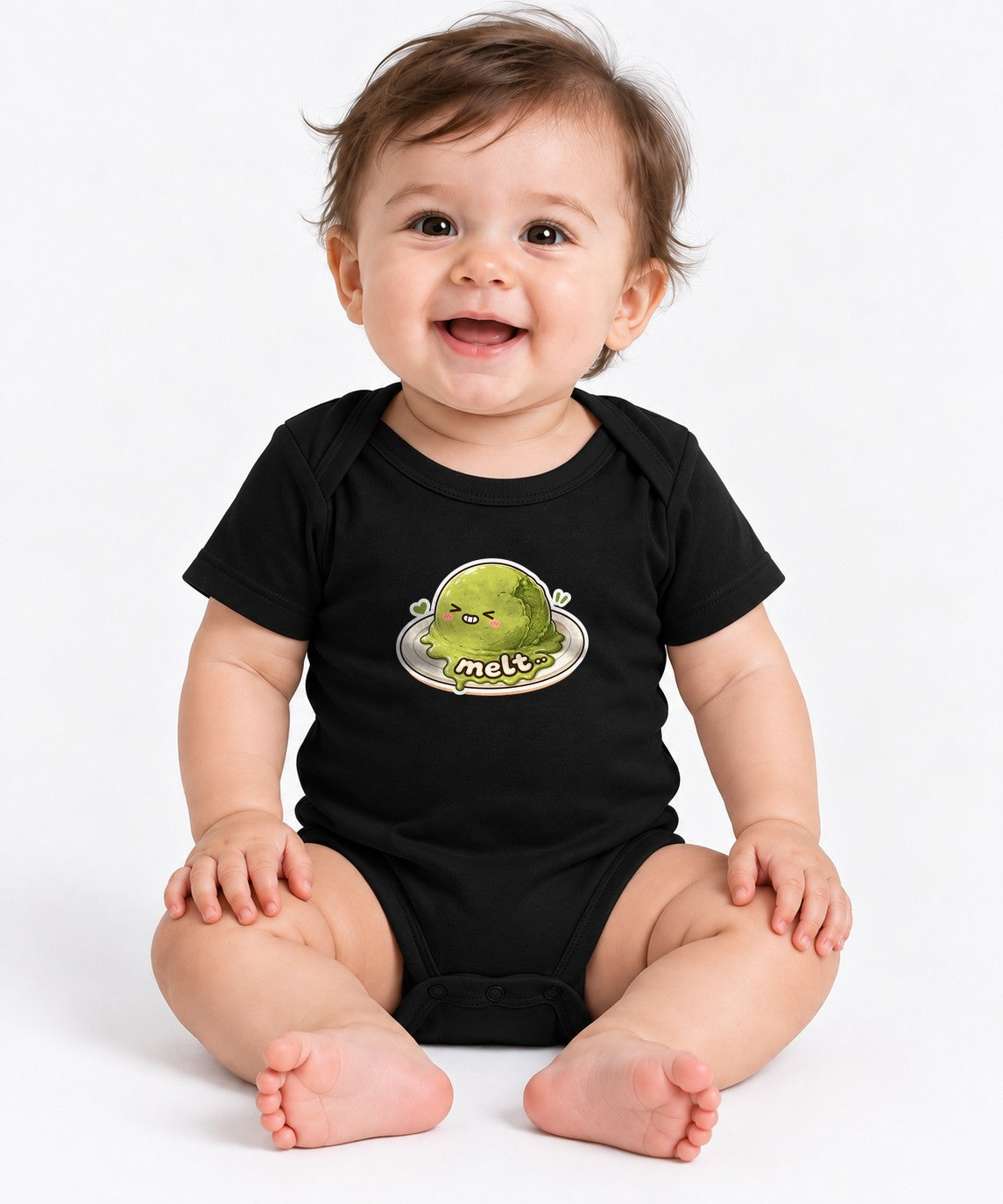 Melt - Cute Melting Matcha Ice Cream Summer Humor Graphic product image 2