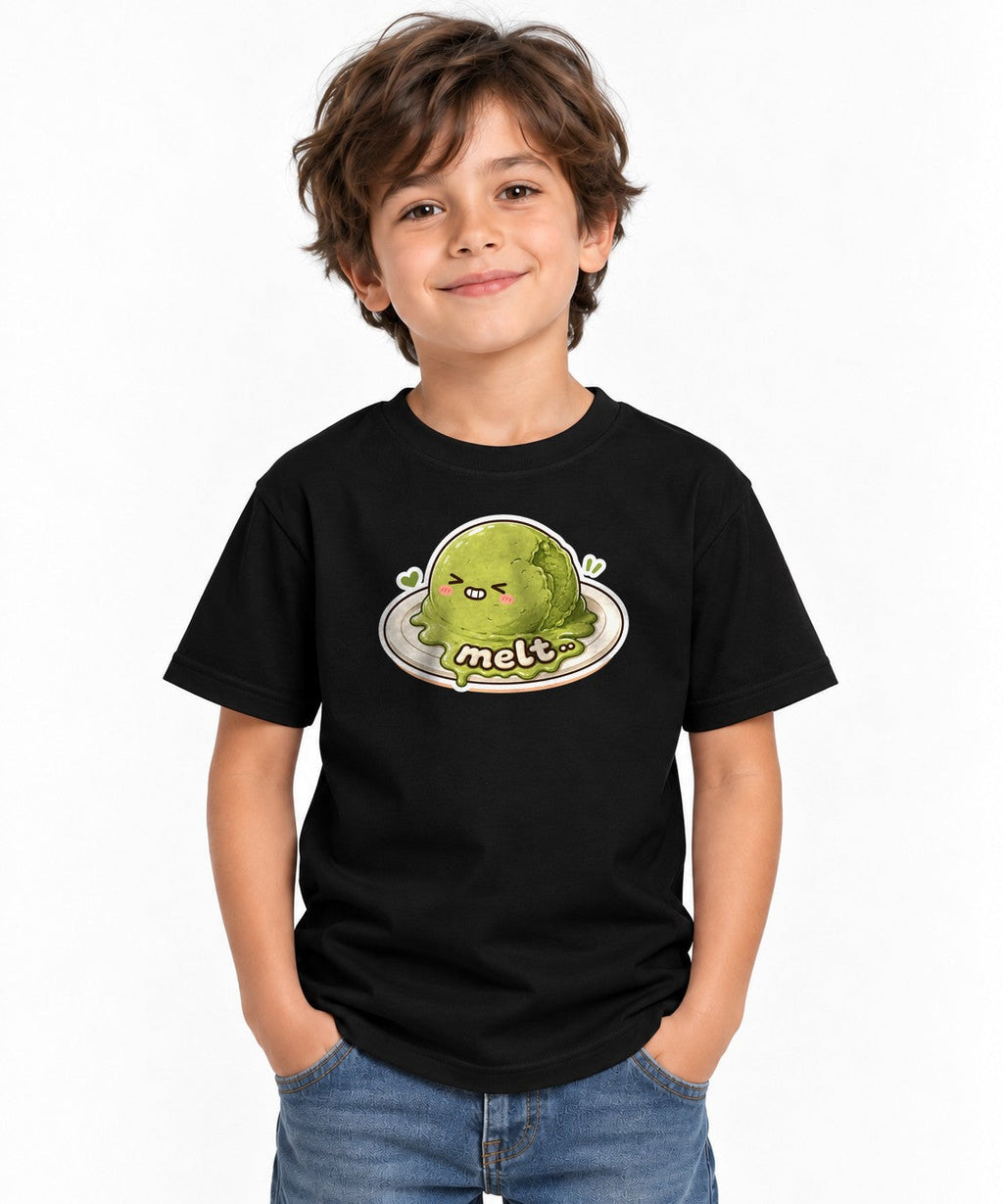 Melt - Cute Melting Matcha Ice Cream Summer Humor Graphic product image 2