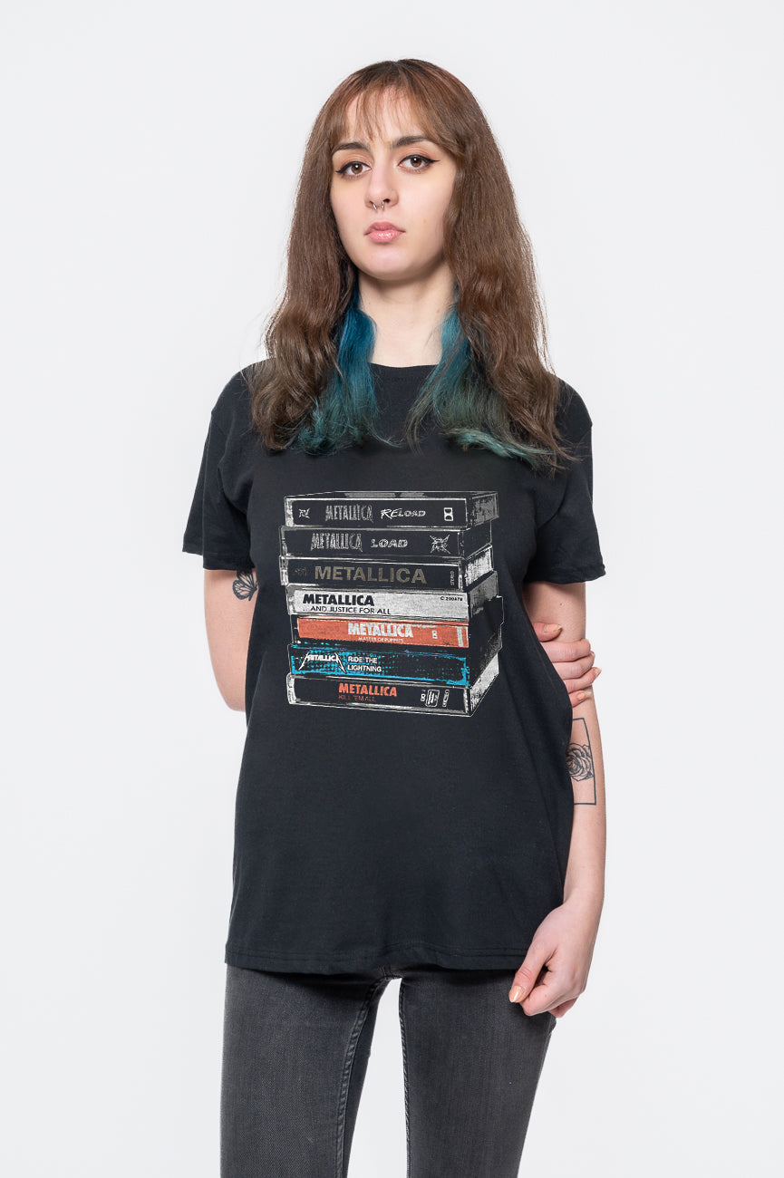 Metallica Cassettes Albums T Shirt product image 1