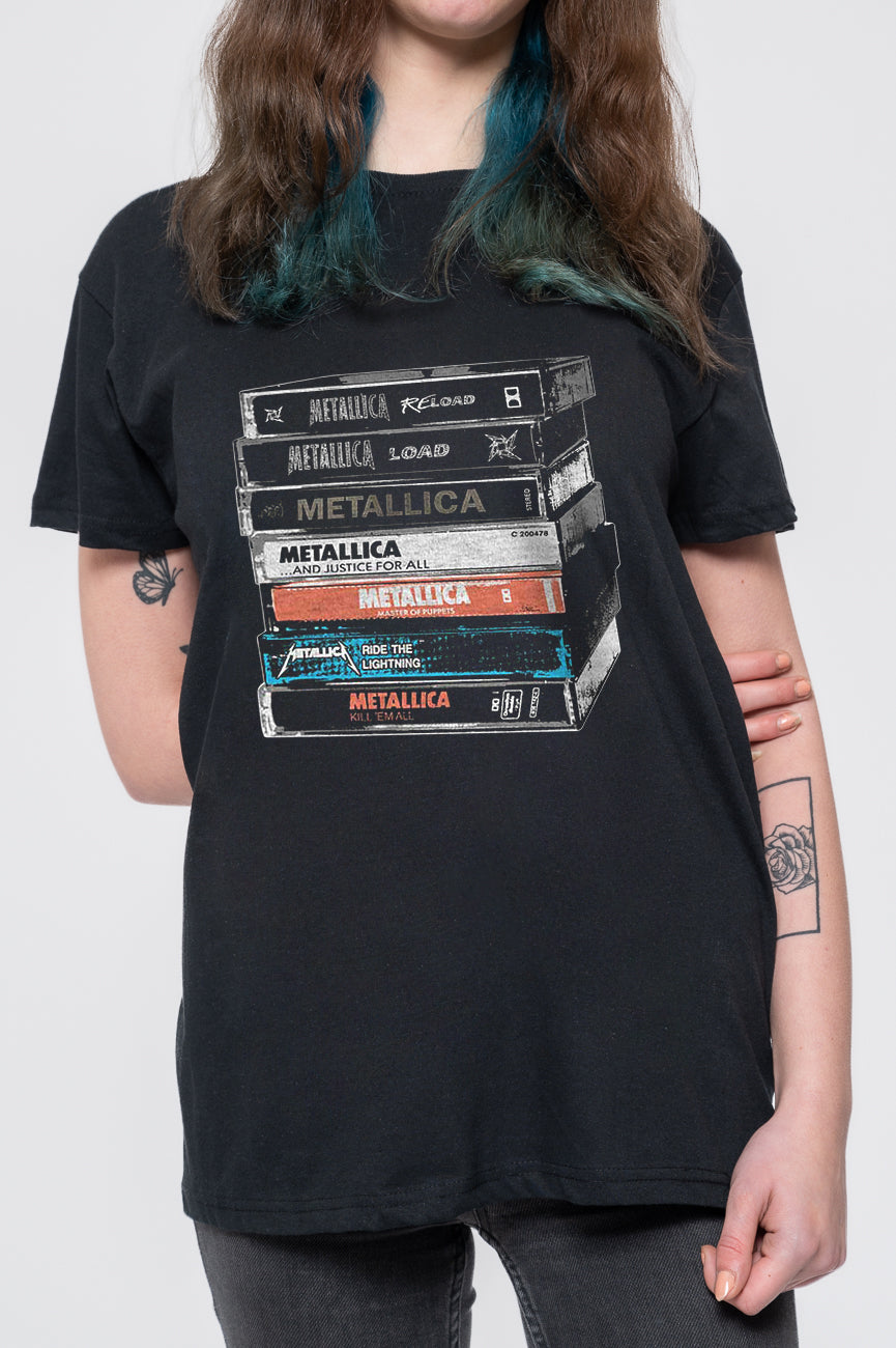 Metallica Cassettes Albums T Shirt product image 3