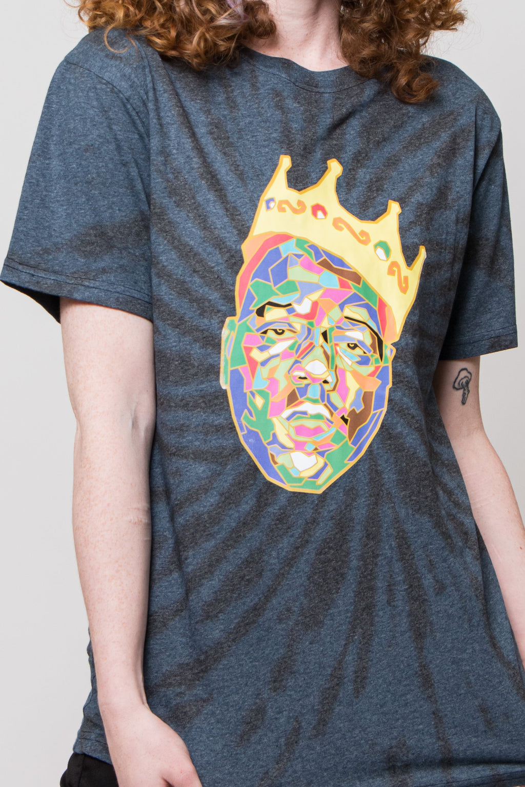 Biggie Smalls Crown Logo Tie Dye T Shirt product image 2