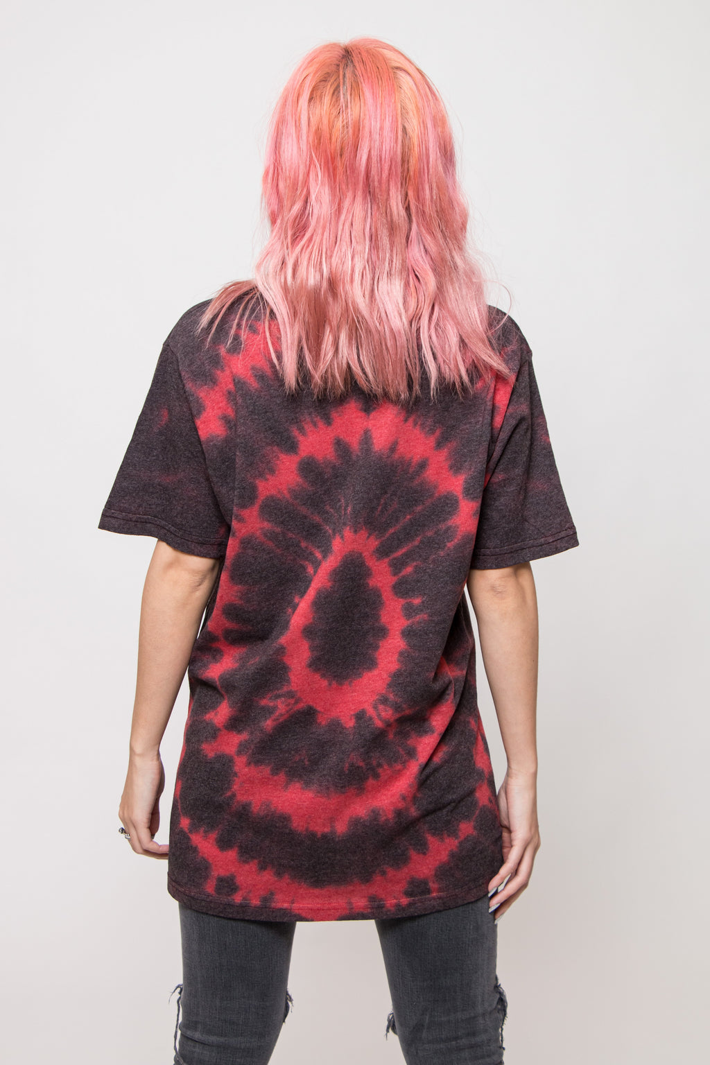 Johnny Cash Ring of Fire Tie Dye T Shirt