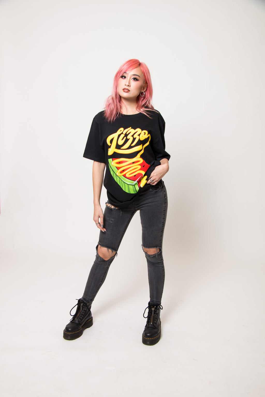 Lizzo Bussin or Disgustin T Shirt product image 2