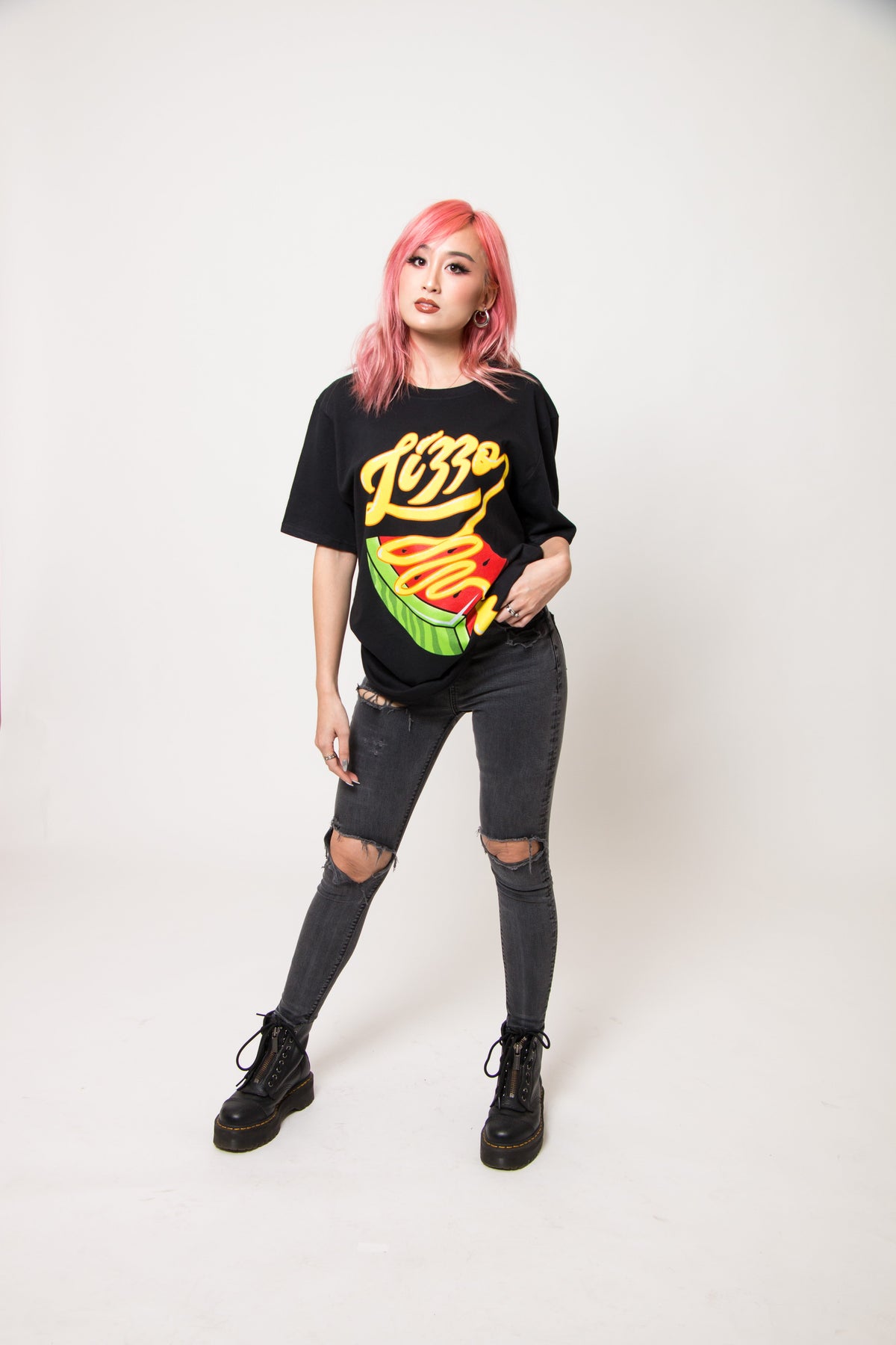 Lizzo Bussin or Disgustin T Shirt product image 2