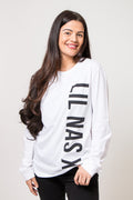 Lil Nas X Vertical Text Logo Long Sleeve product image 1