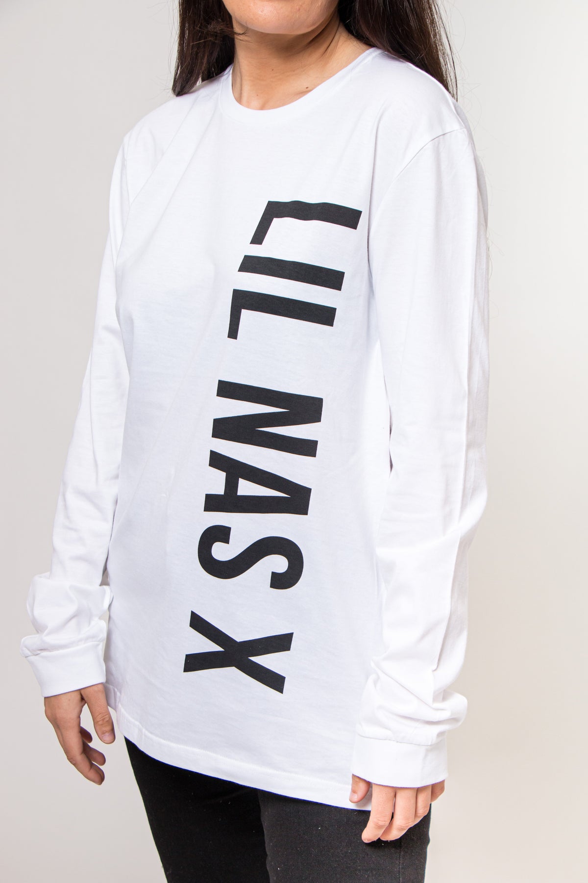 Lil Nas X Vertical Text Logo Long Sleeve product image 2