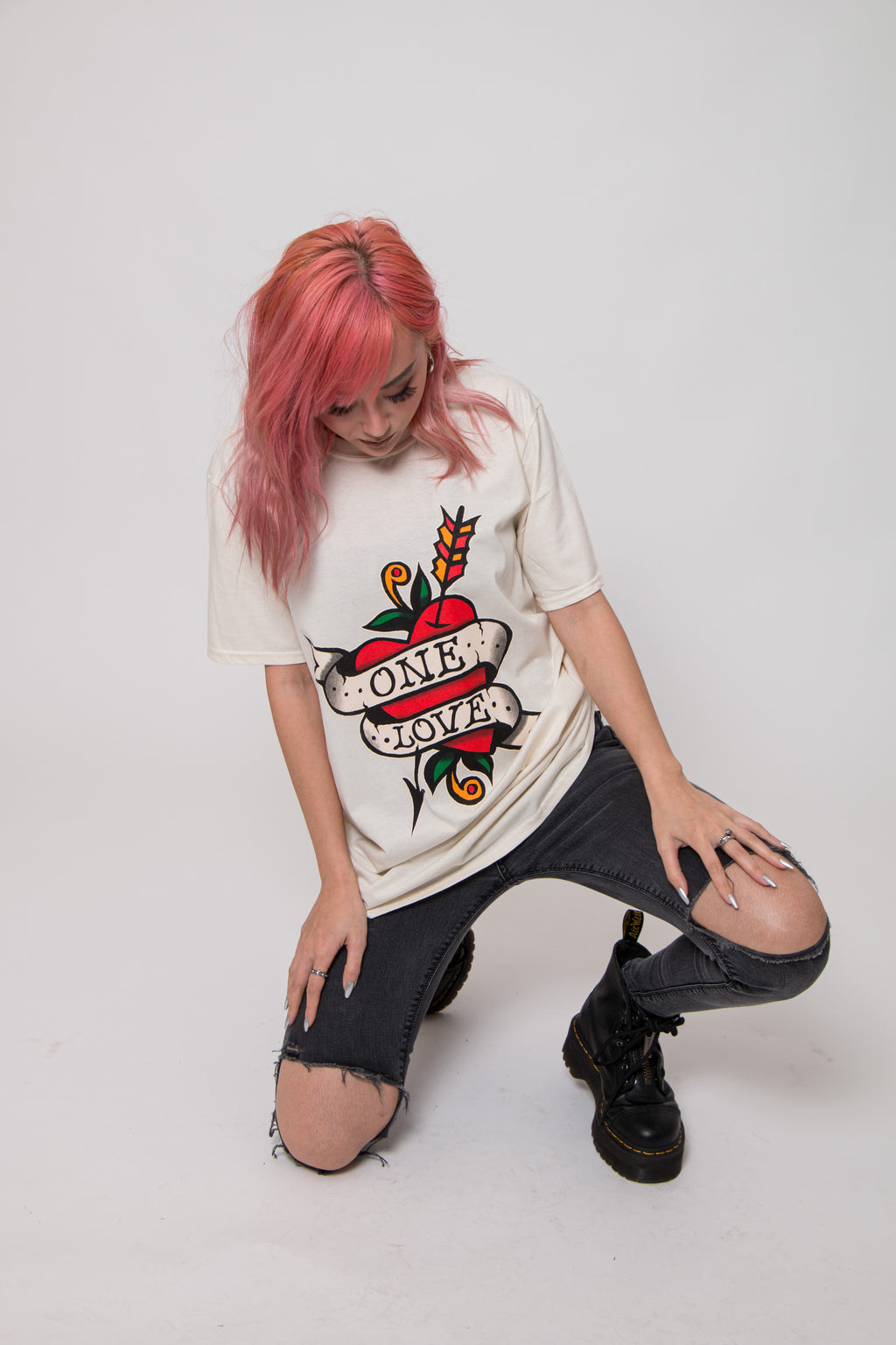 Nas One Love Tattoo T Shirt product image 4