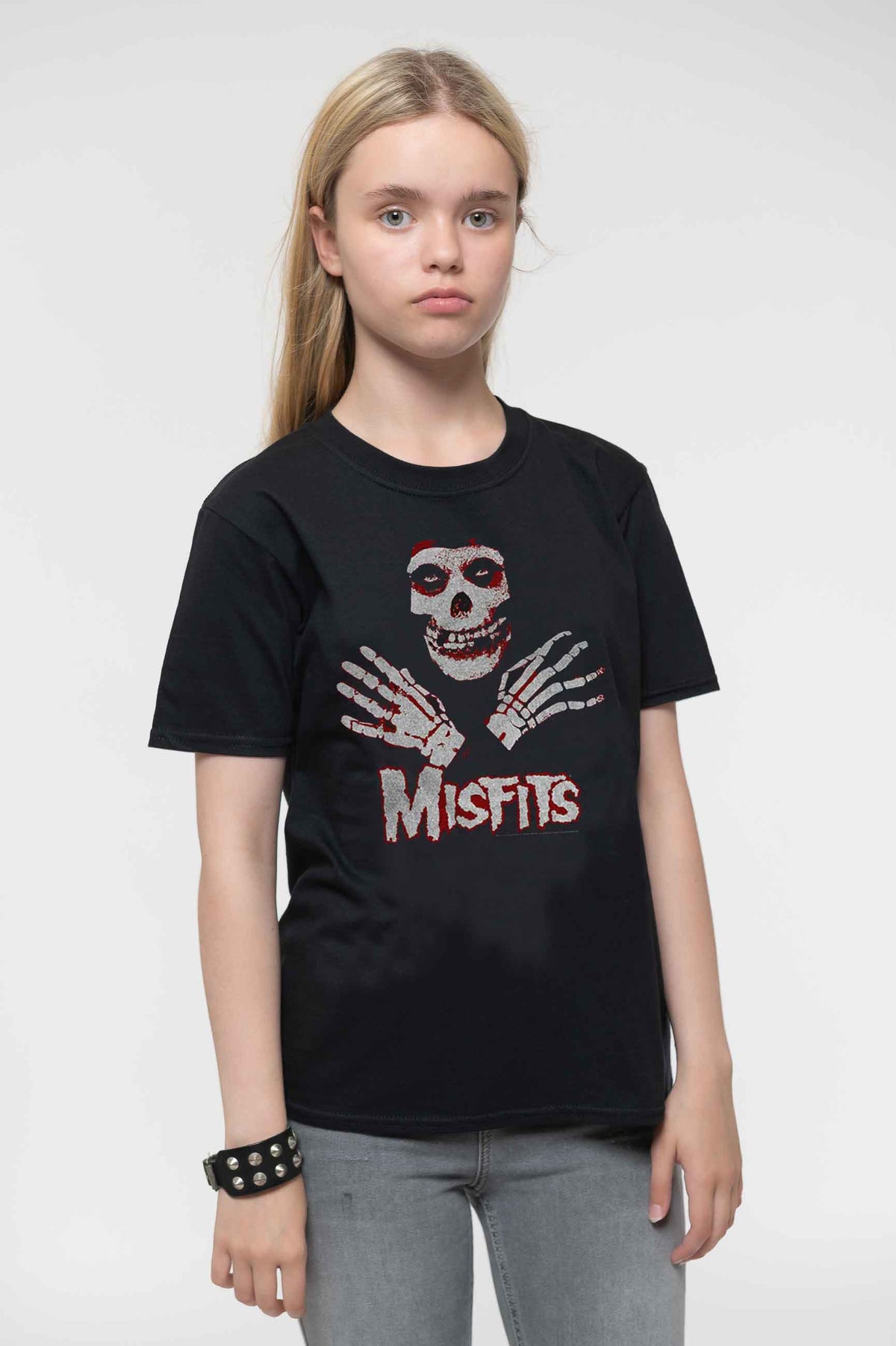 Misfits Kids Hands Band Logo T Shirt product image 1
