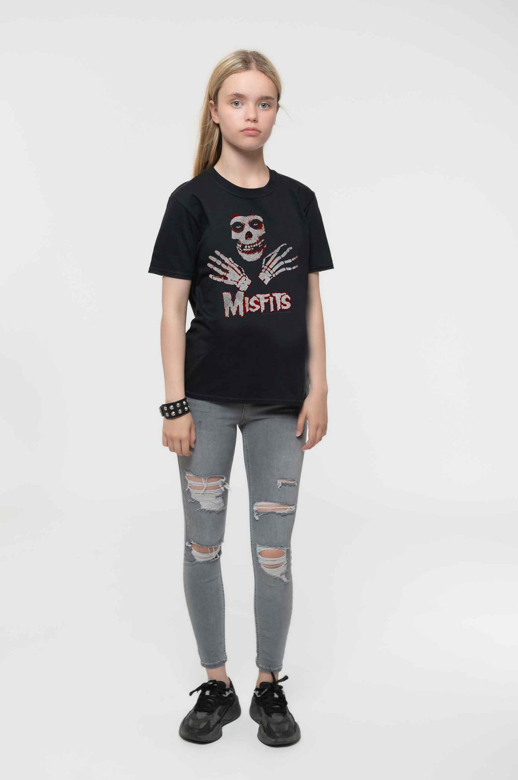 Misfits Kids Hands Band Logo T Shirt product image 2