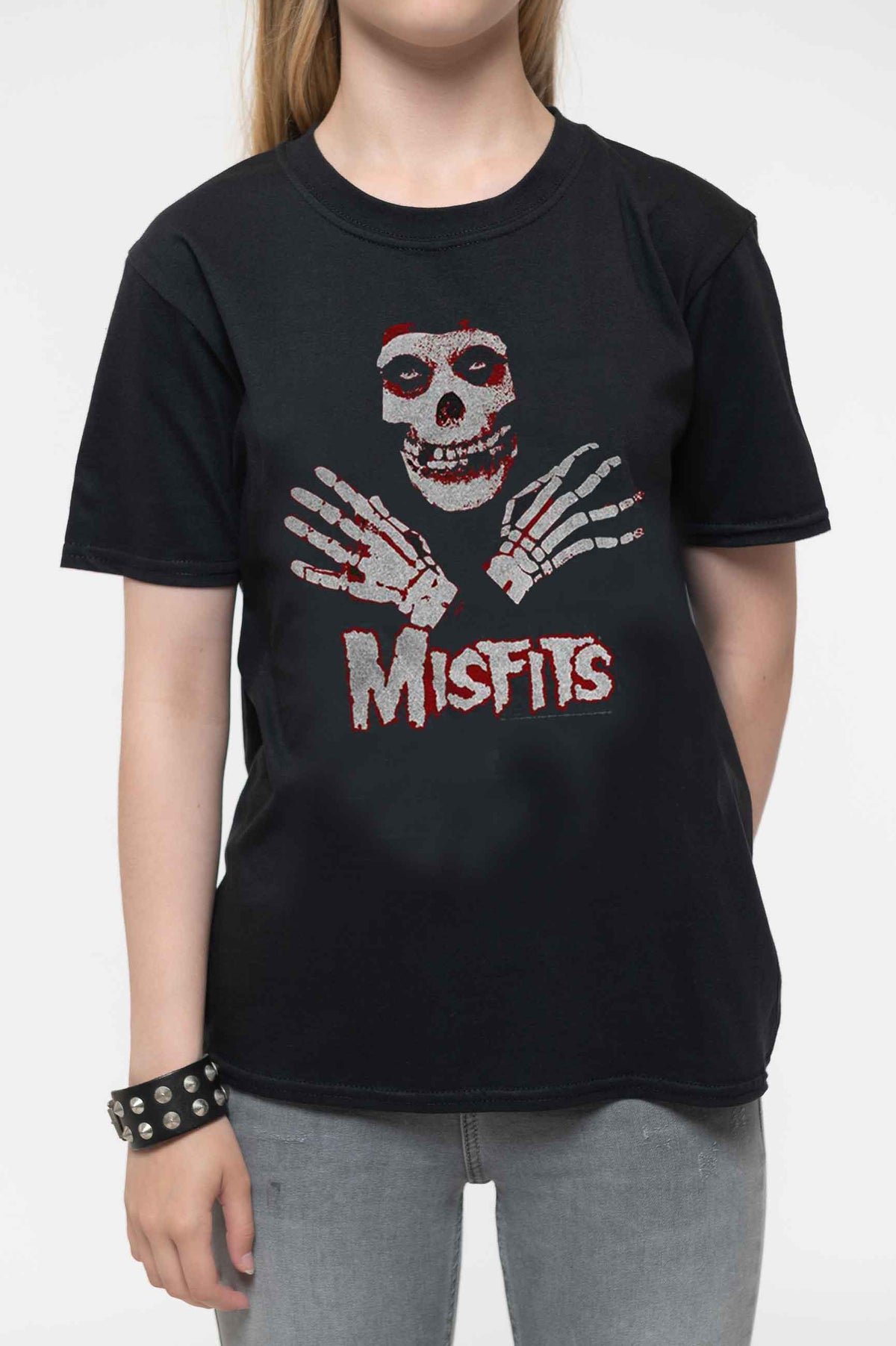 Misfits Kids Hands Band Logo T Shirt product image 3