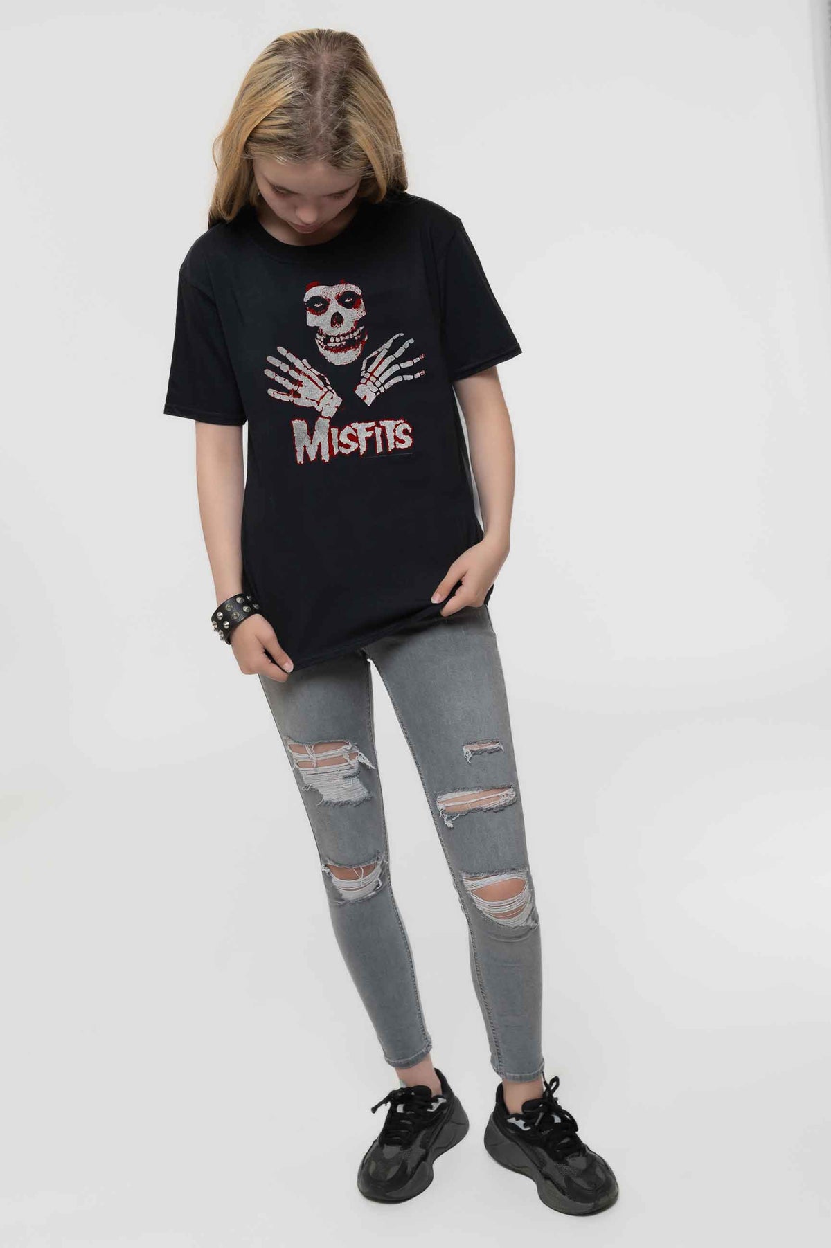 Misfits Kids Hands Band Logo T Shirt product image 5