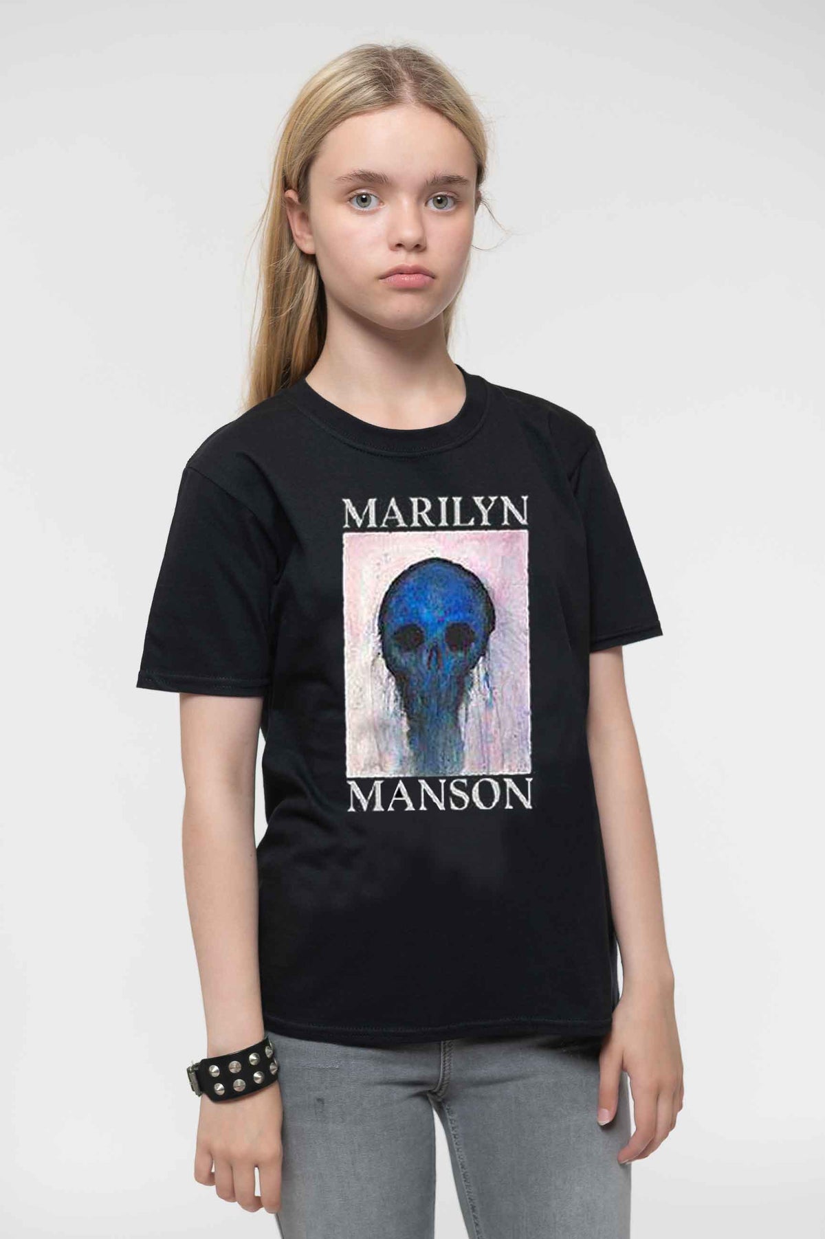 Marilyn Manson Kids Halloween Painted Hollywood T Shirt product image 1
