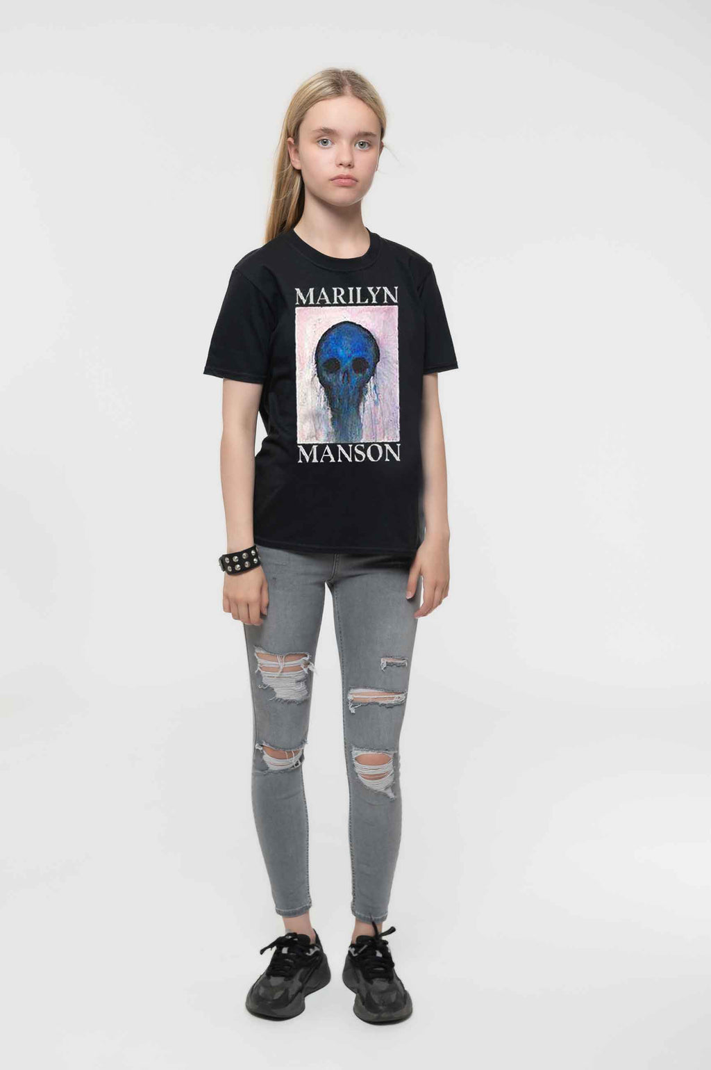 Marilyn Manson Kids Halloween Painted Hollywood T Shirt product image 2