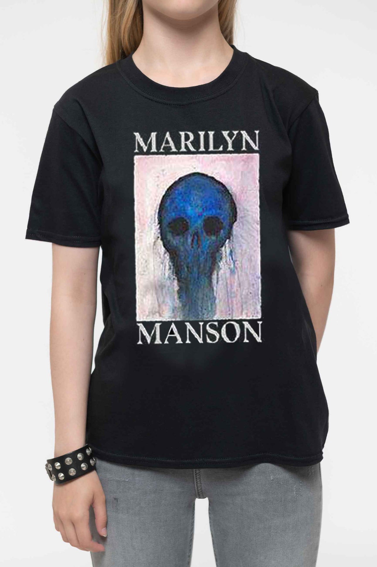 Marilyn Manson Kids Halloween Painted Hollywood T Shirt product image 3